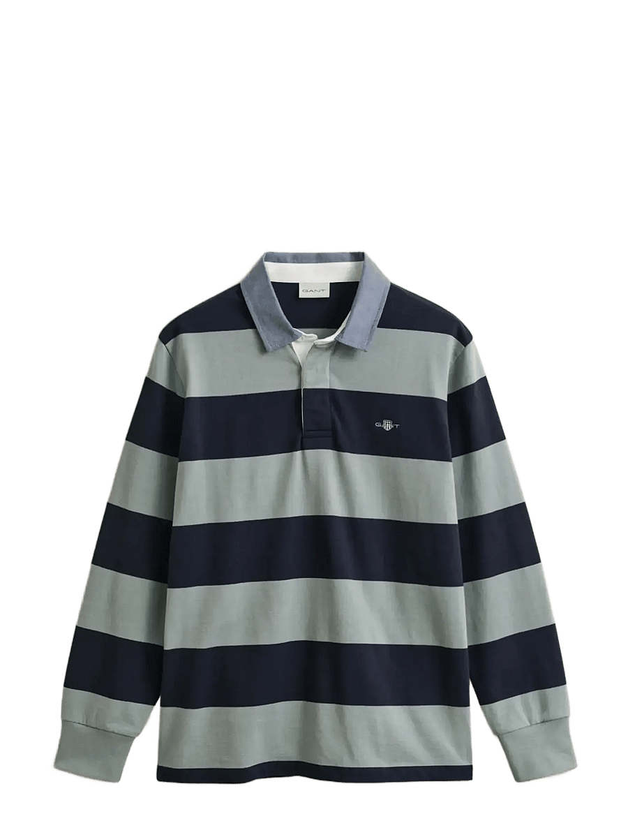 Gant - Classic Heavy Rugger - pikkade varrukatega polod - ceramic grey - 1