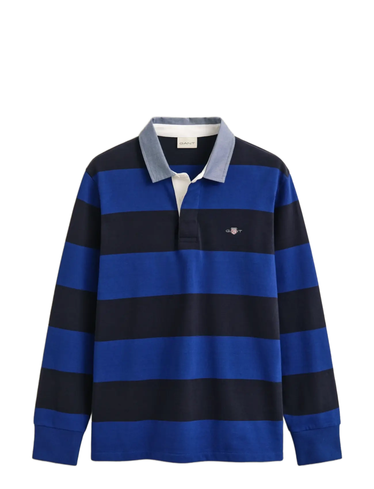 Gant - Classic Heavy Rugger - long-sleeved polos - crisp blue - 1