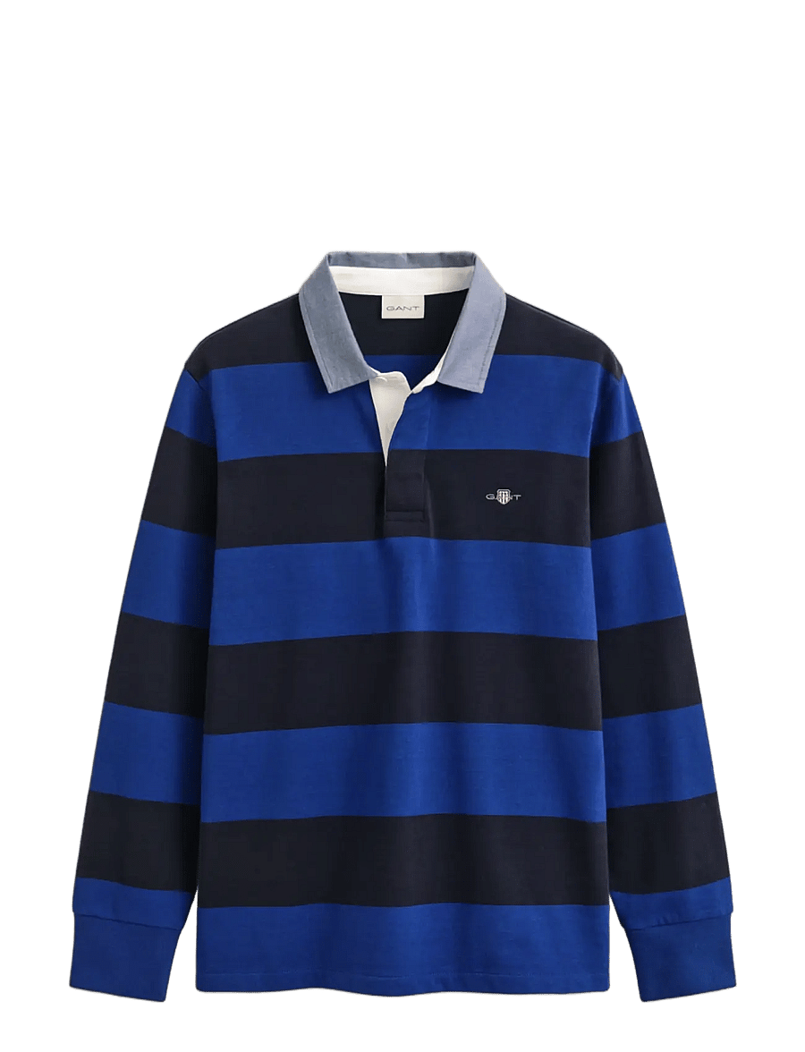 Gant - Classic Heavy Rugger - pikkade varrukatega polod - crisp blue - 1