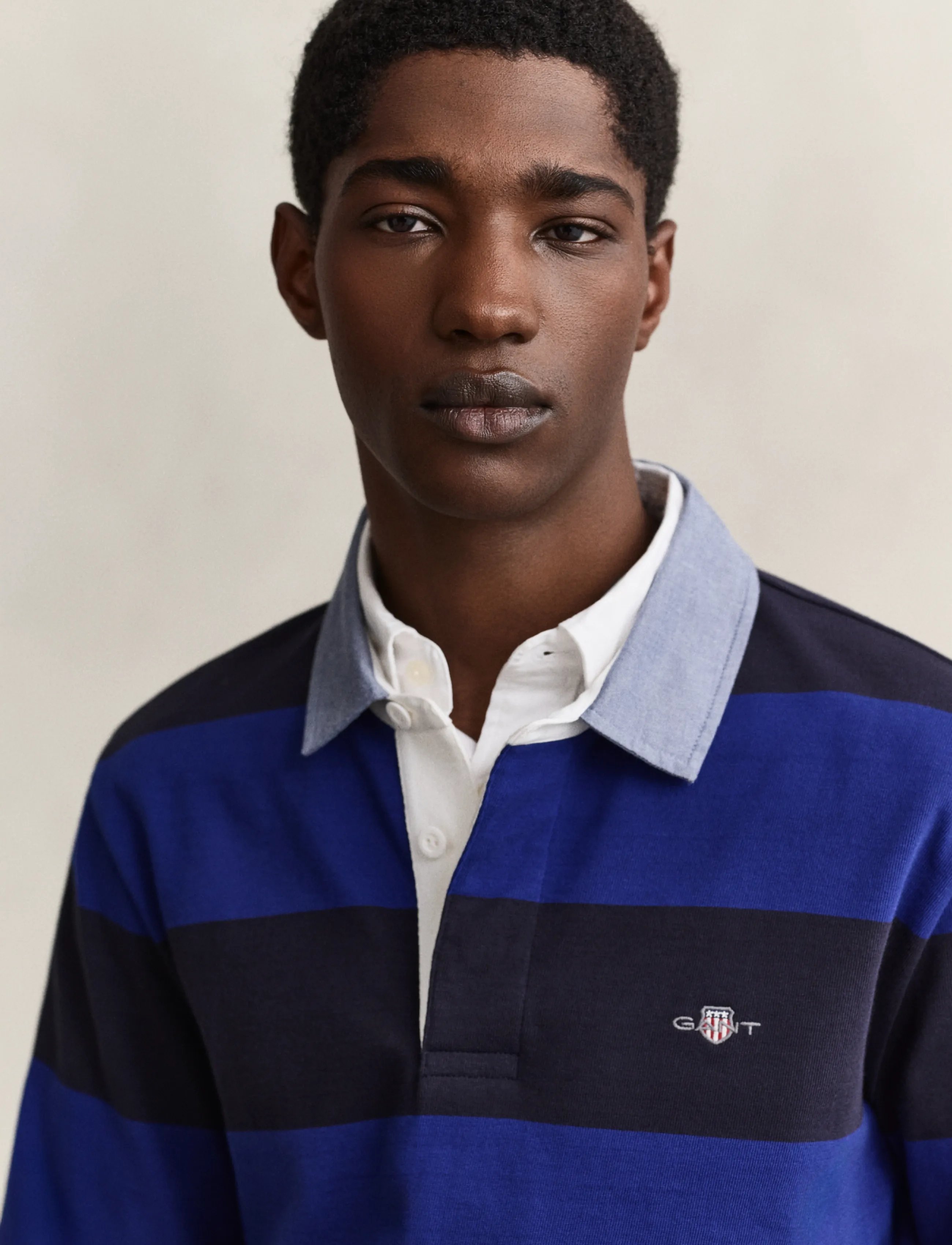 Gant - Classic Heavy Rugger - long-sleeved polos - crisp blue - 3