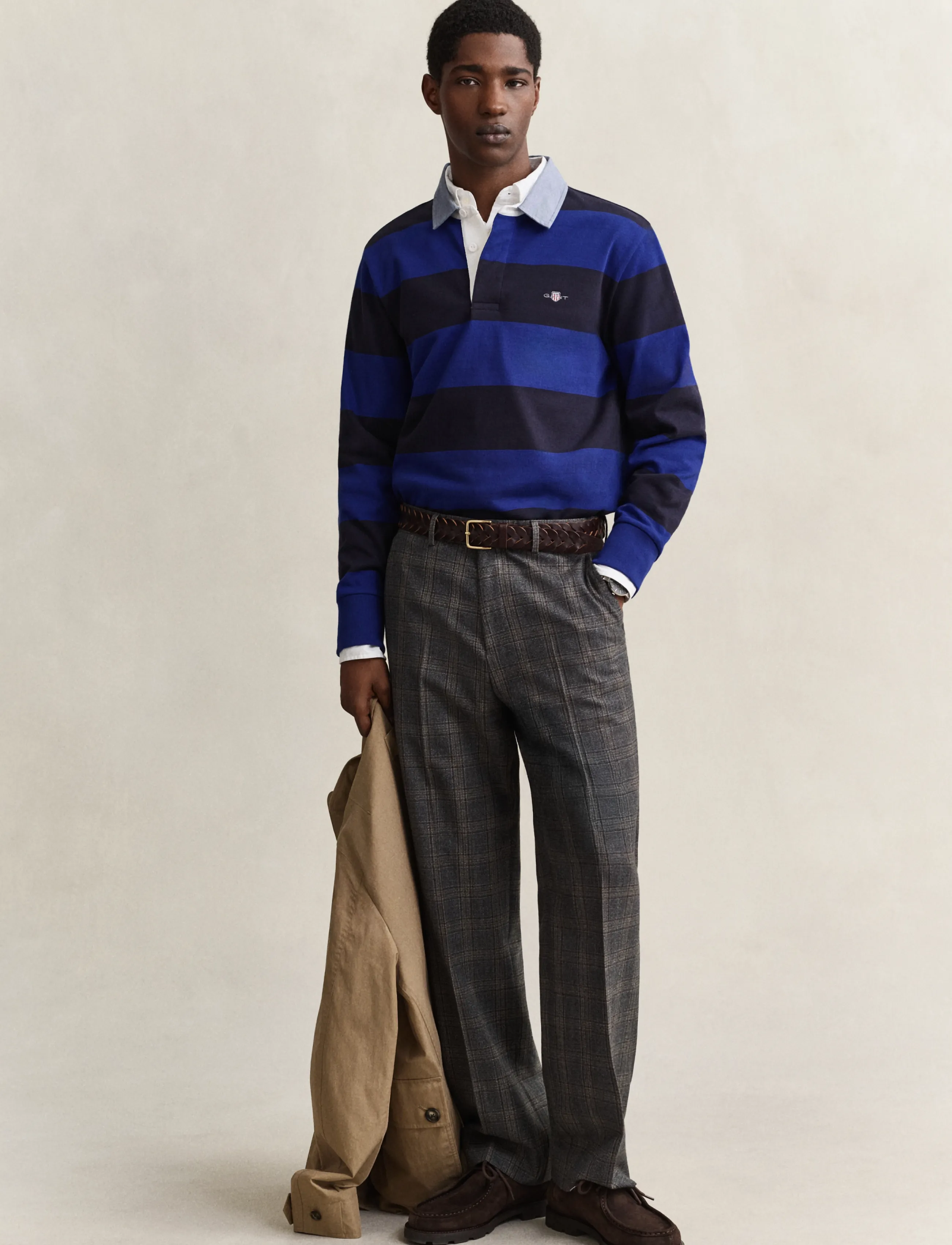 Gant - Classic Heavy Rugger - long-sleeved polos - crisp blue - 4