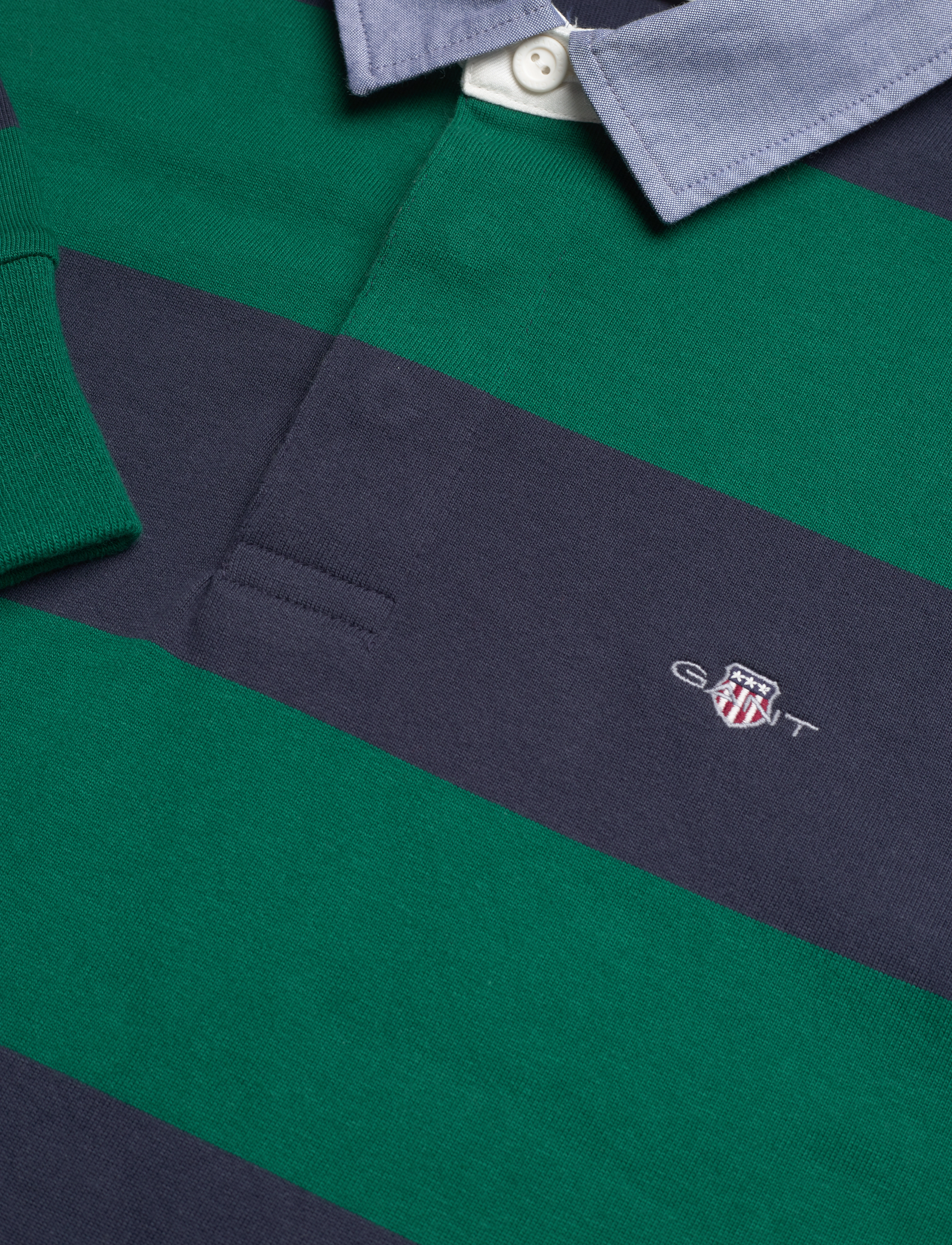 Gant - Classic Heavy Rugger - pikkade varrukatega polod - deep forest green - 2