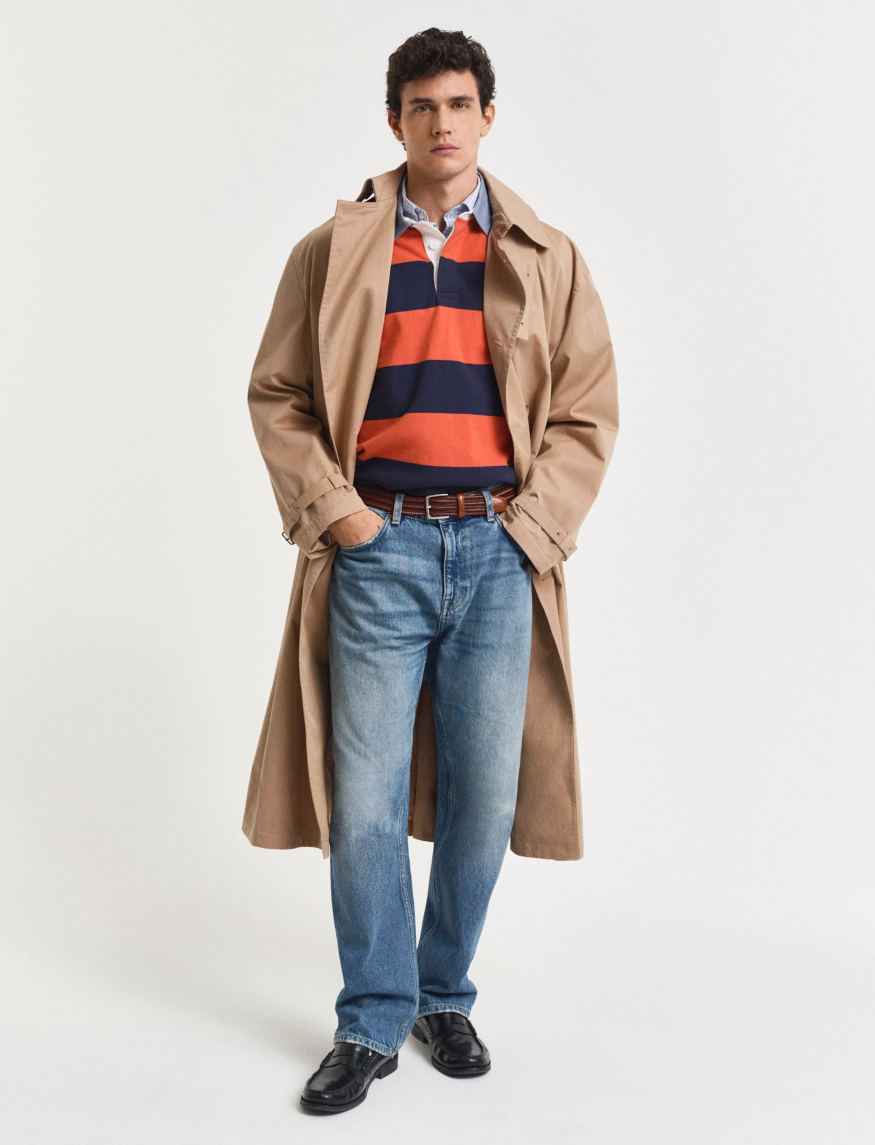 Gant - Classic Heavy Rugger - long-sleeved polos - deep orange - 3