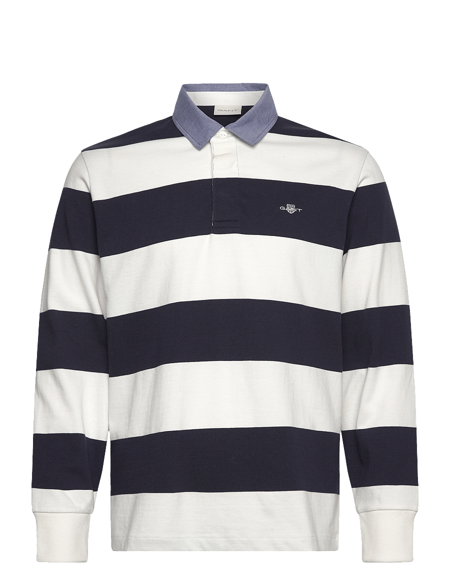 Gant - Classic Heavy Rugger - långärmade pikéer - eggshell - 1