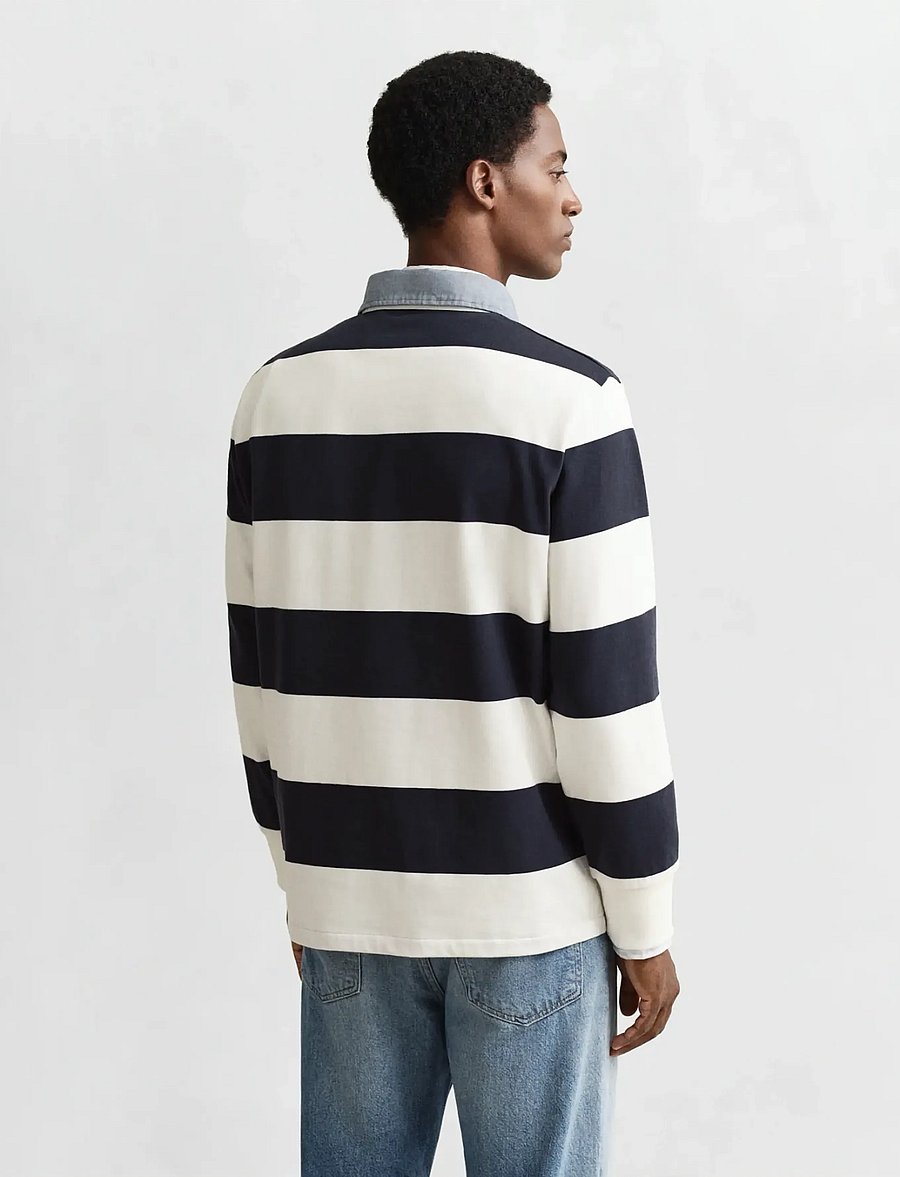 Gant - Classic Heavy Rugger - långärmade pikéer - eggshell - 3