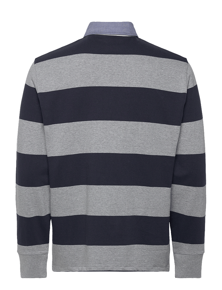 Gant - Classic Heavy Rugger - langærmede poloer - grey melange - 2