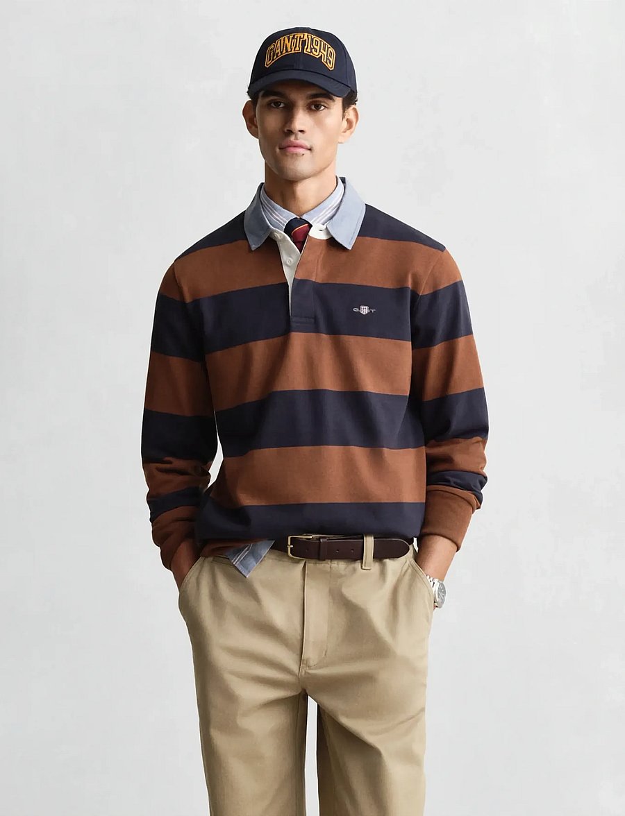 Gant - Classic Heavy Rugger - langärmelig - mahogany brown - 0