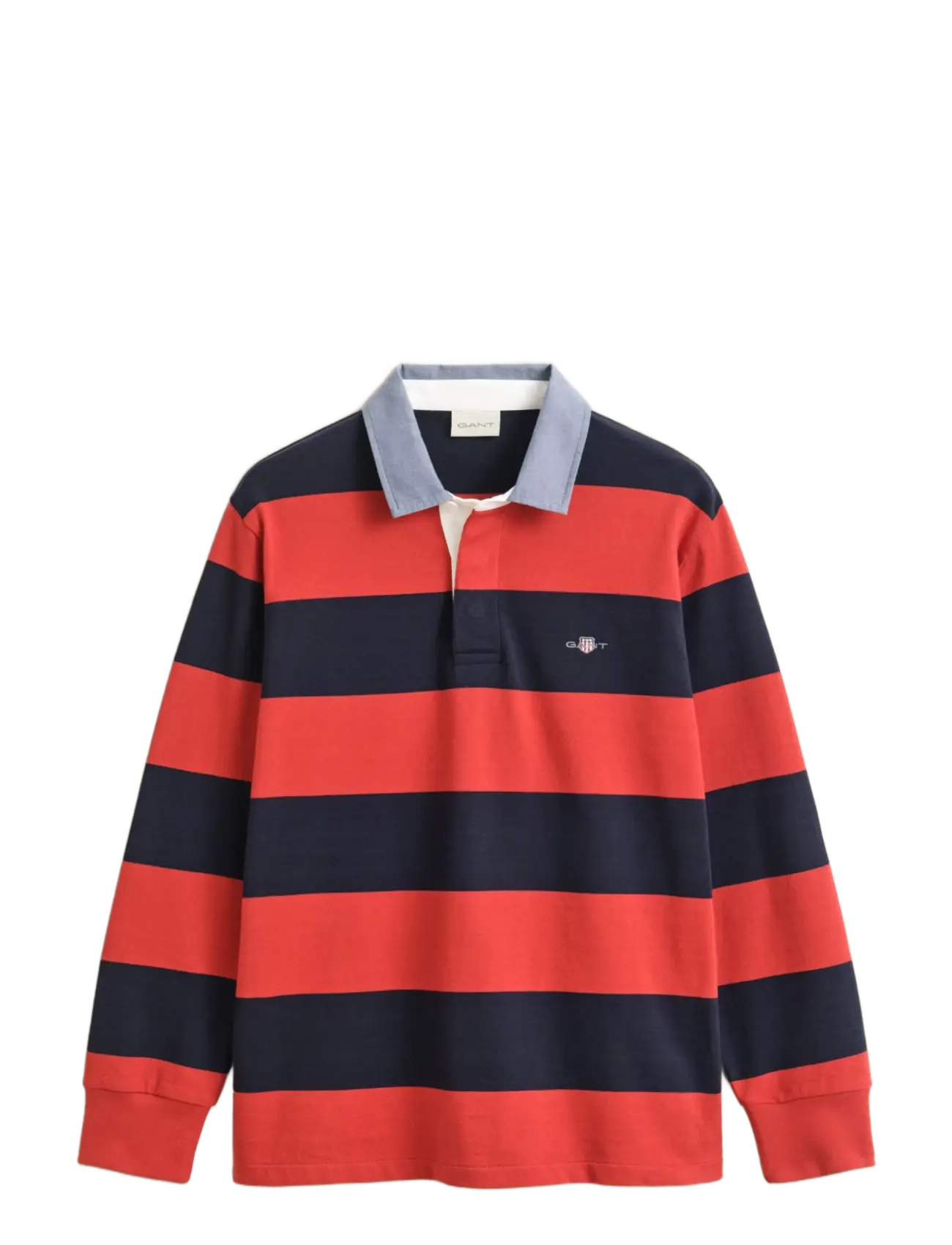 Gant - Classic Heavy Rugger - long-sleeved polos - maple fire - 1