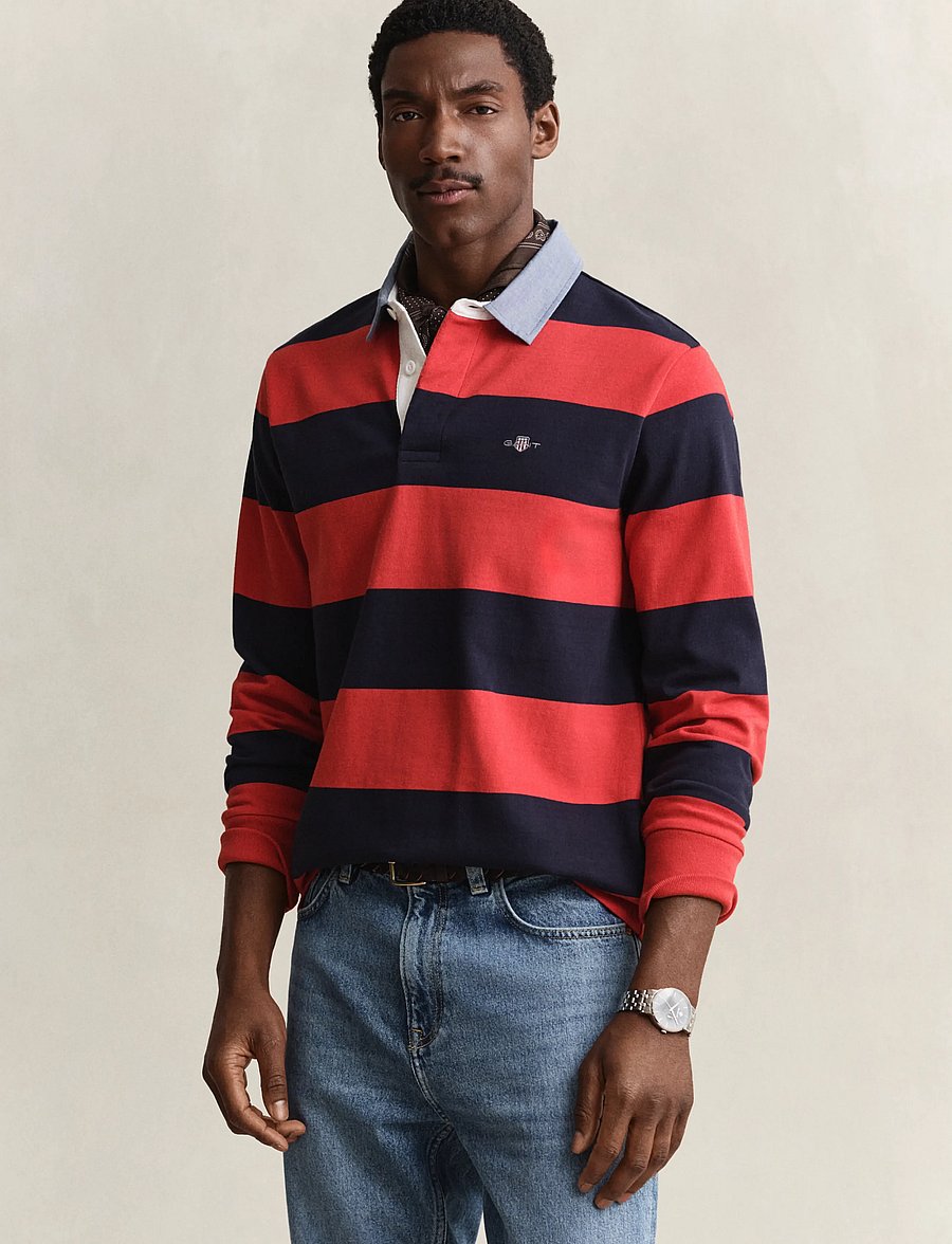 Gant - Classic Heavy Rugger - langärmelig - maple fire - 0