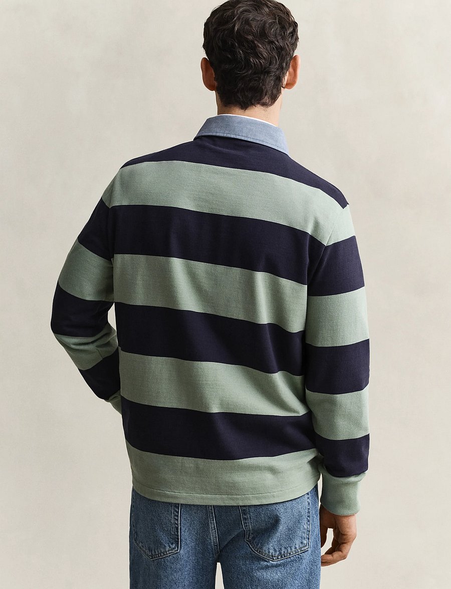 Gant - Classic Heavy Rugger - långärmade pikéer - surplus mint - 2
