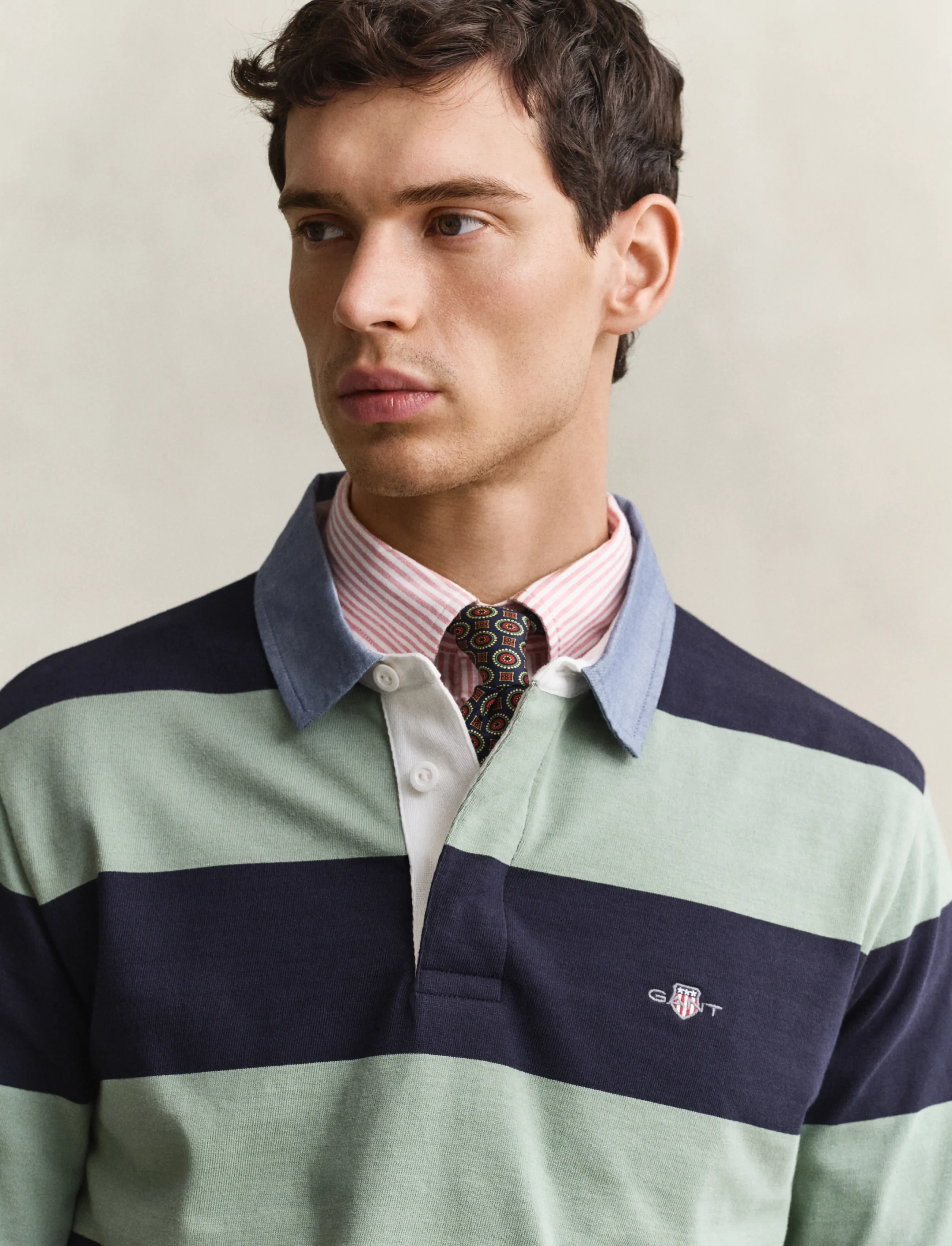 Gant - Classic Heavy Rugger - long-sleeved polos - surplus mint - 3