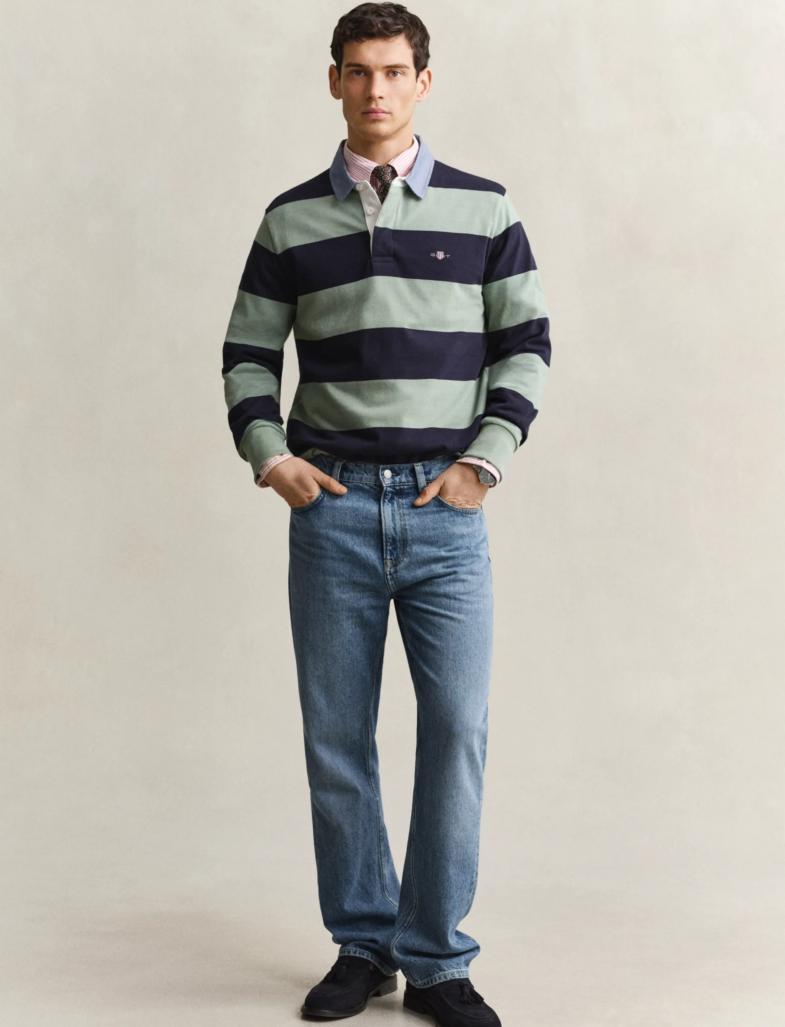 Gant - Classic Heavy Rugger - long-sleeved polos - surplus mint - 4