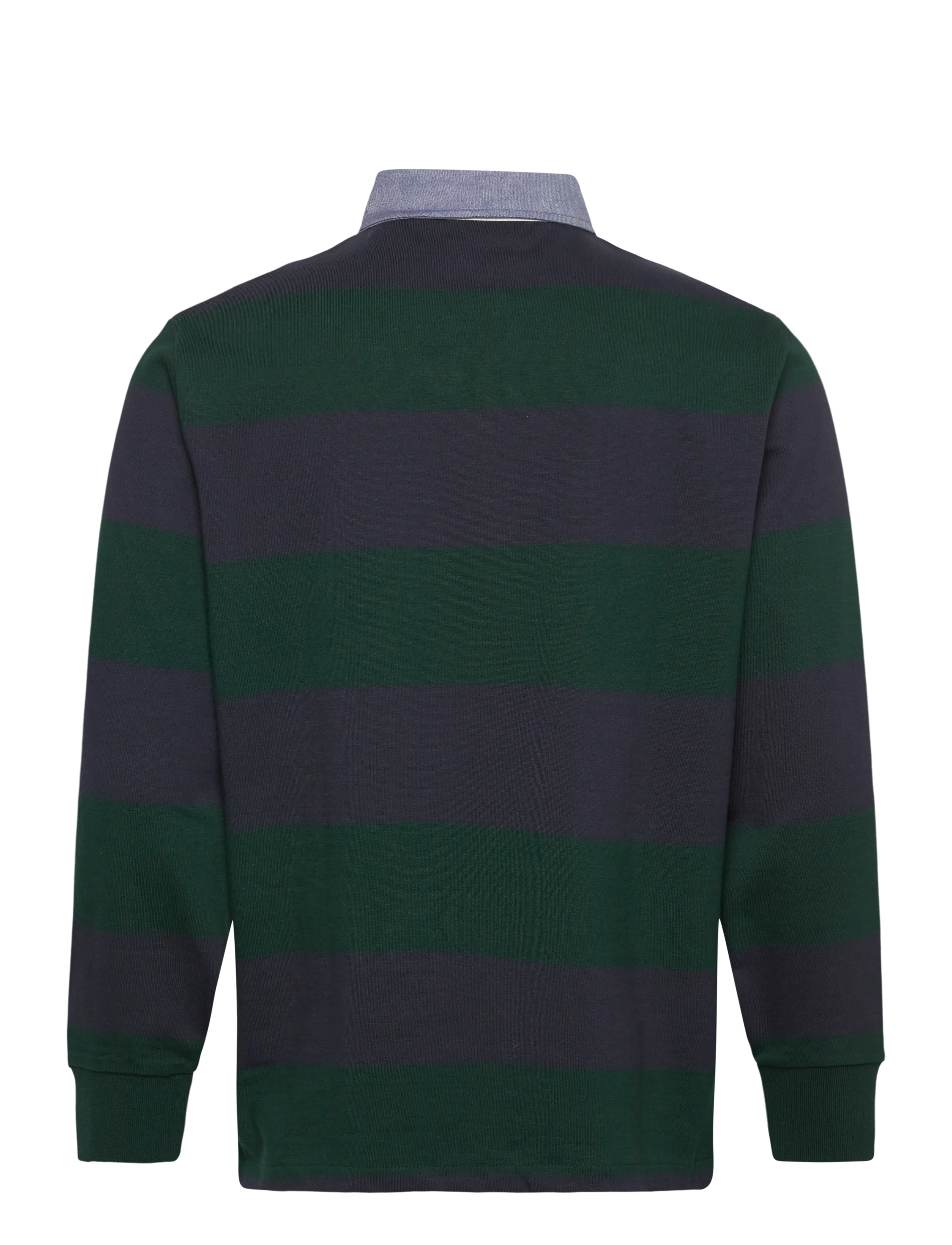Gant - Classic Heavy Rugger - långärmade pikéer - tartan green - 1