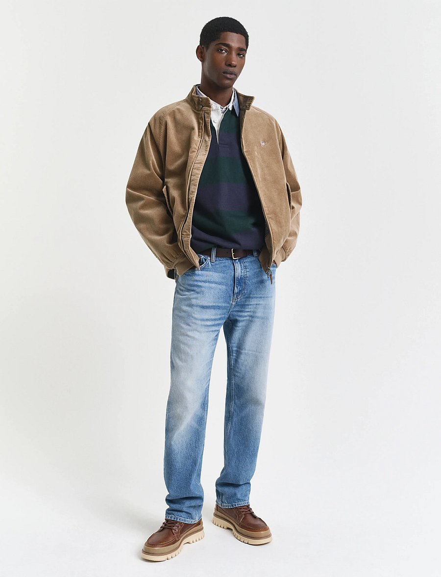 Gant - Classic Heavy Rugger - pikkade varrukatega polod - tartan green - 5