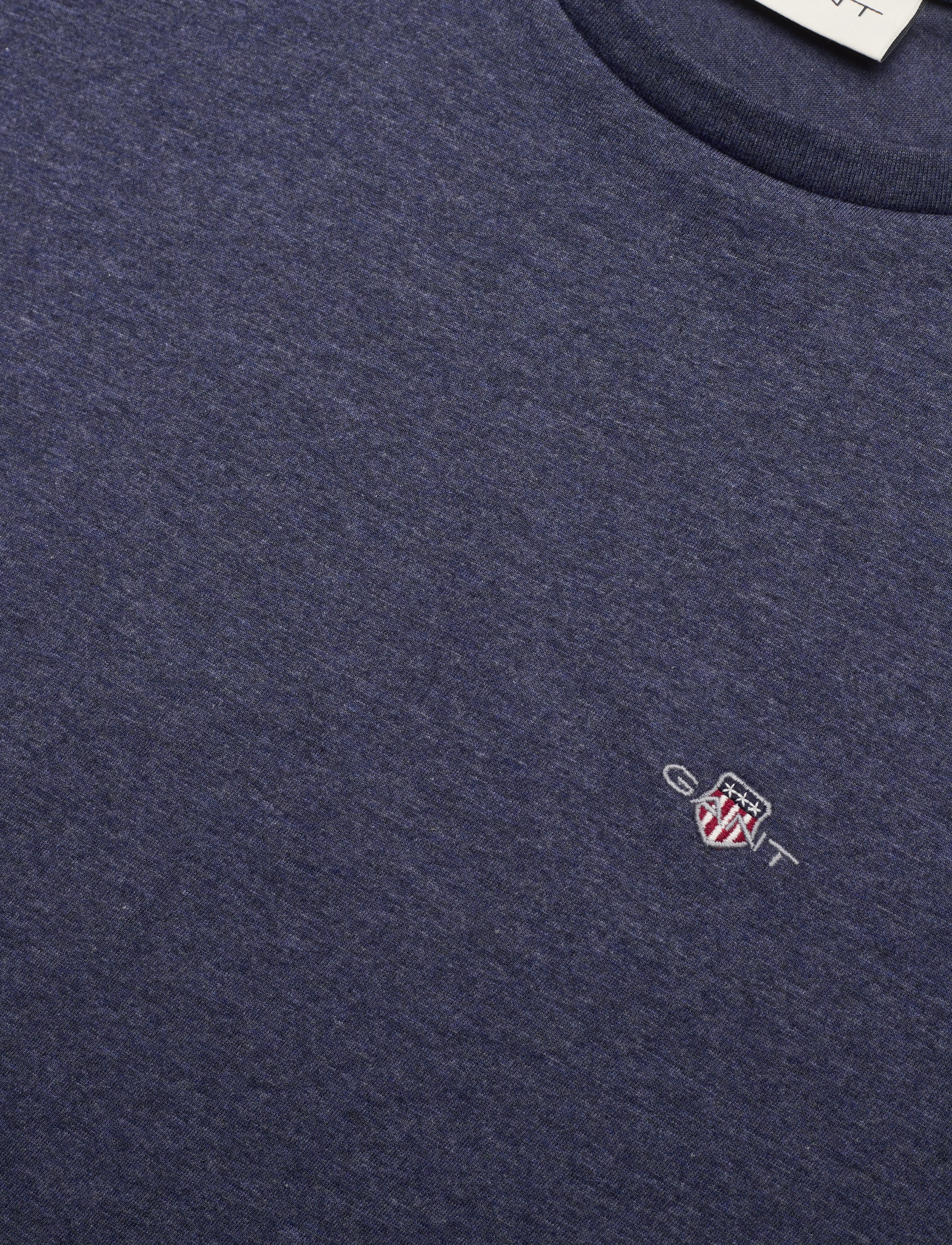 GANT - EMB ARCHIVE SHIELD TSHIRT - dark jeansblue melange - 4