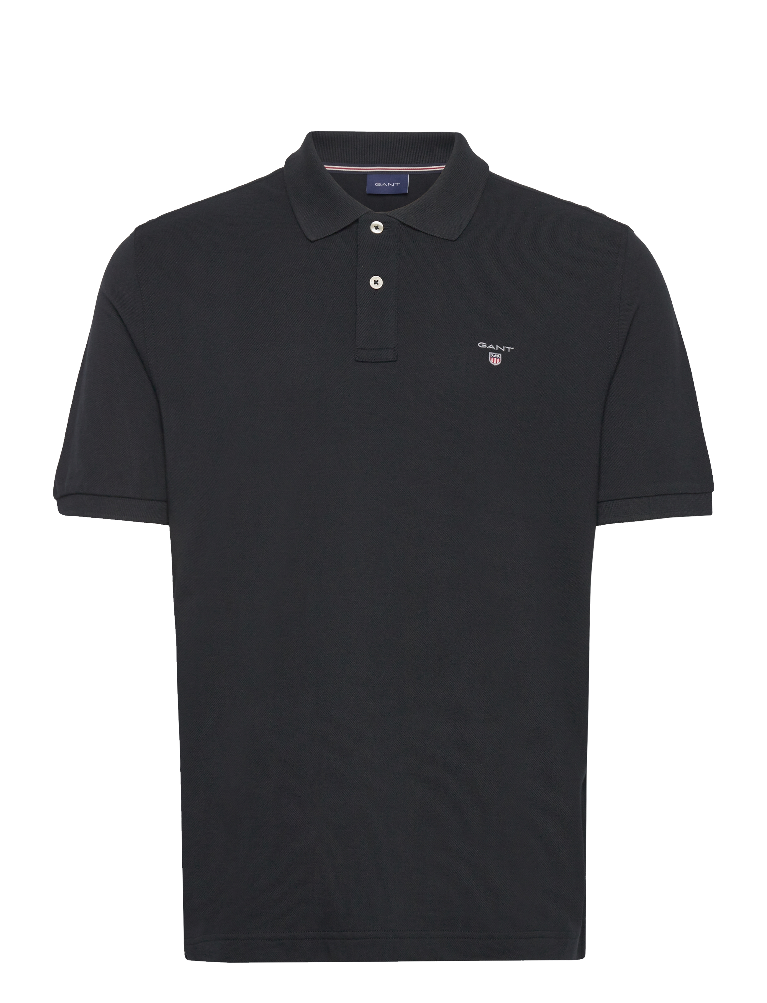 Gant EMB ORIGINAL SHIELD POLO - Polosärgid - BLACK / black