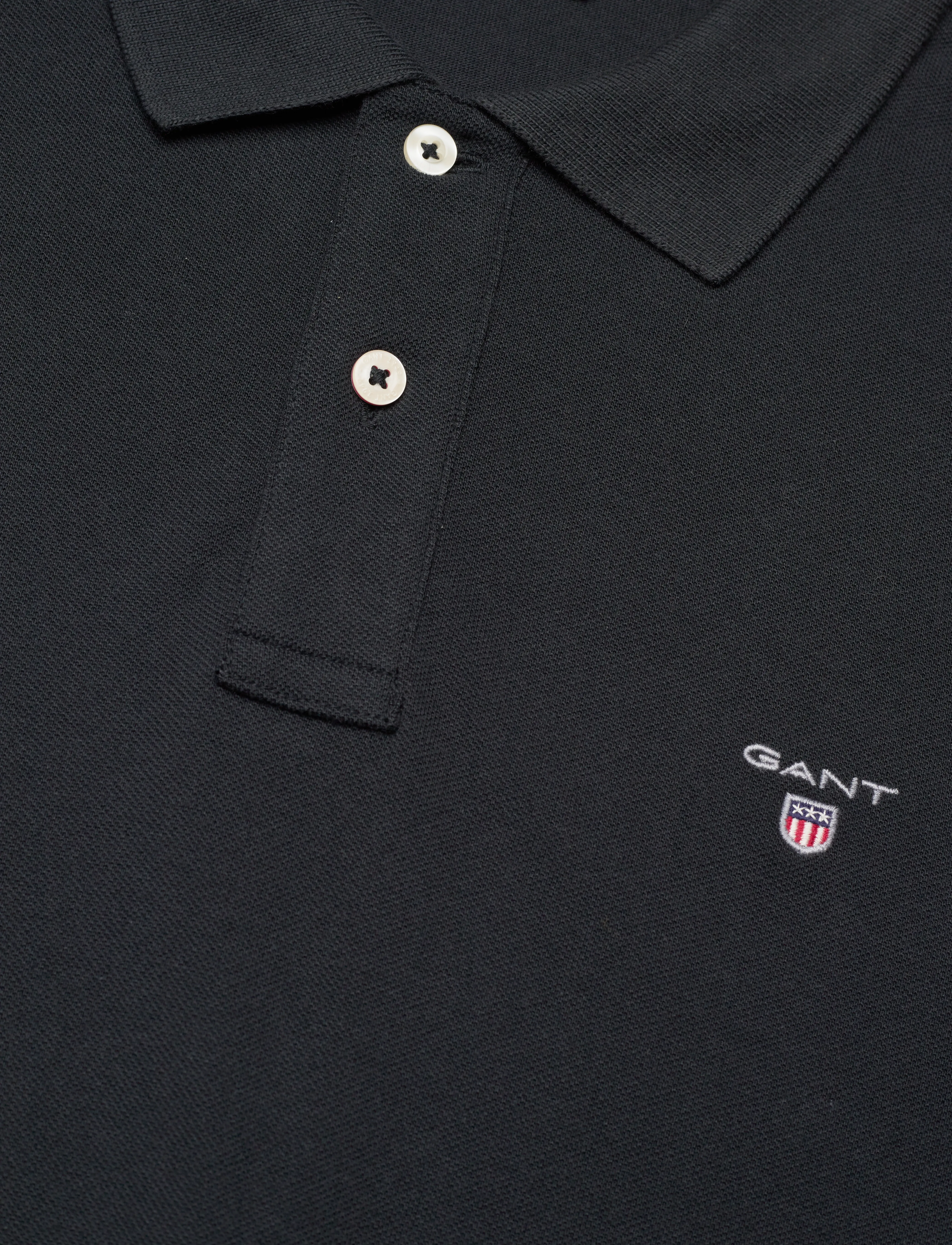 Gant - EMB ORIGINAL SHIELD POLO - kurzärmelig - black - 2