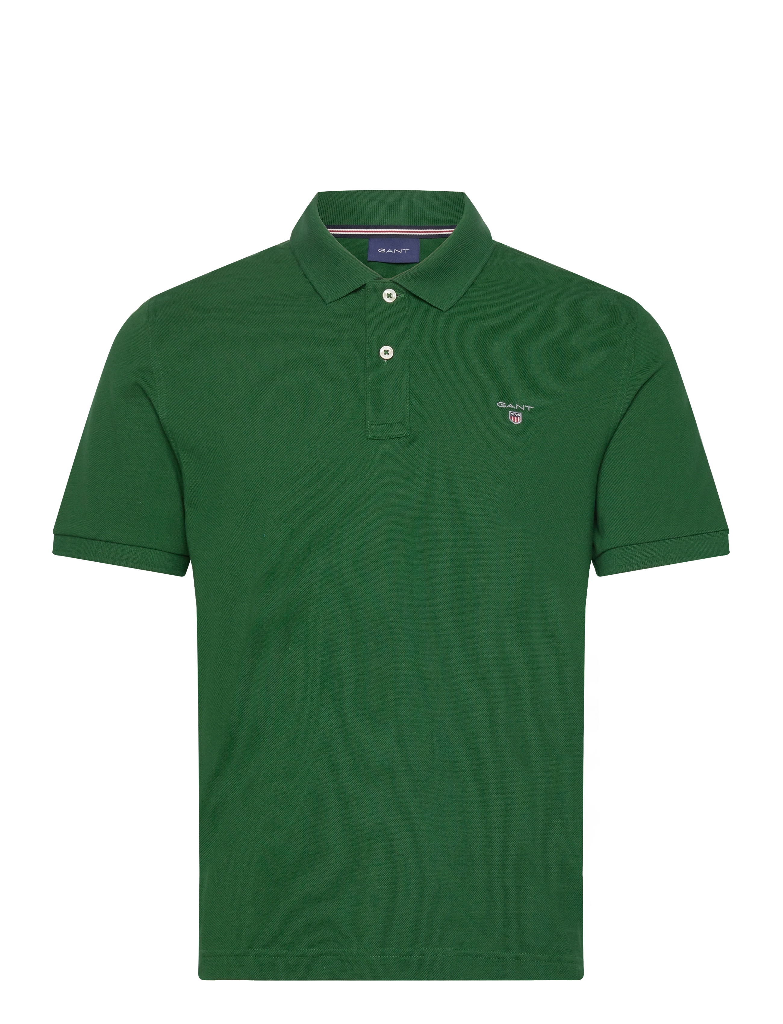 EMB ORIGINAL SHIELD POLO - FOREST GREEN