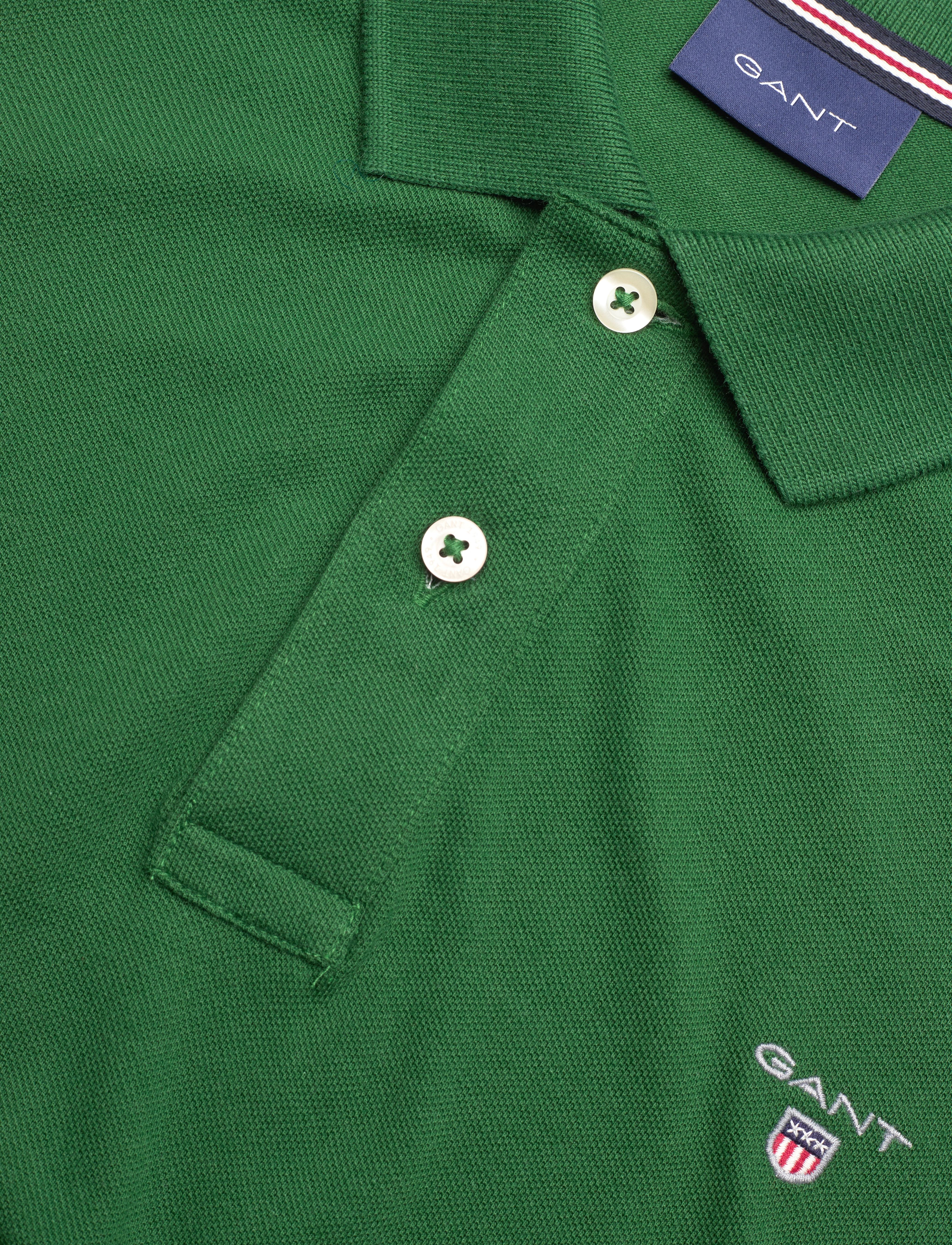 Gant - EMB ORIGINAL SHIELD POLO - kurzärmelig - forest green - 2