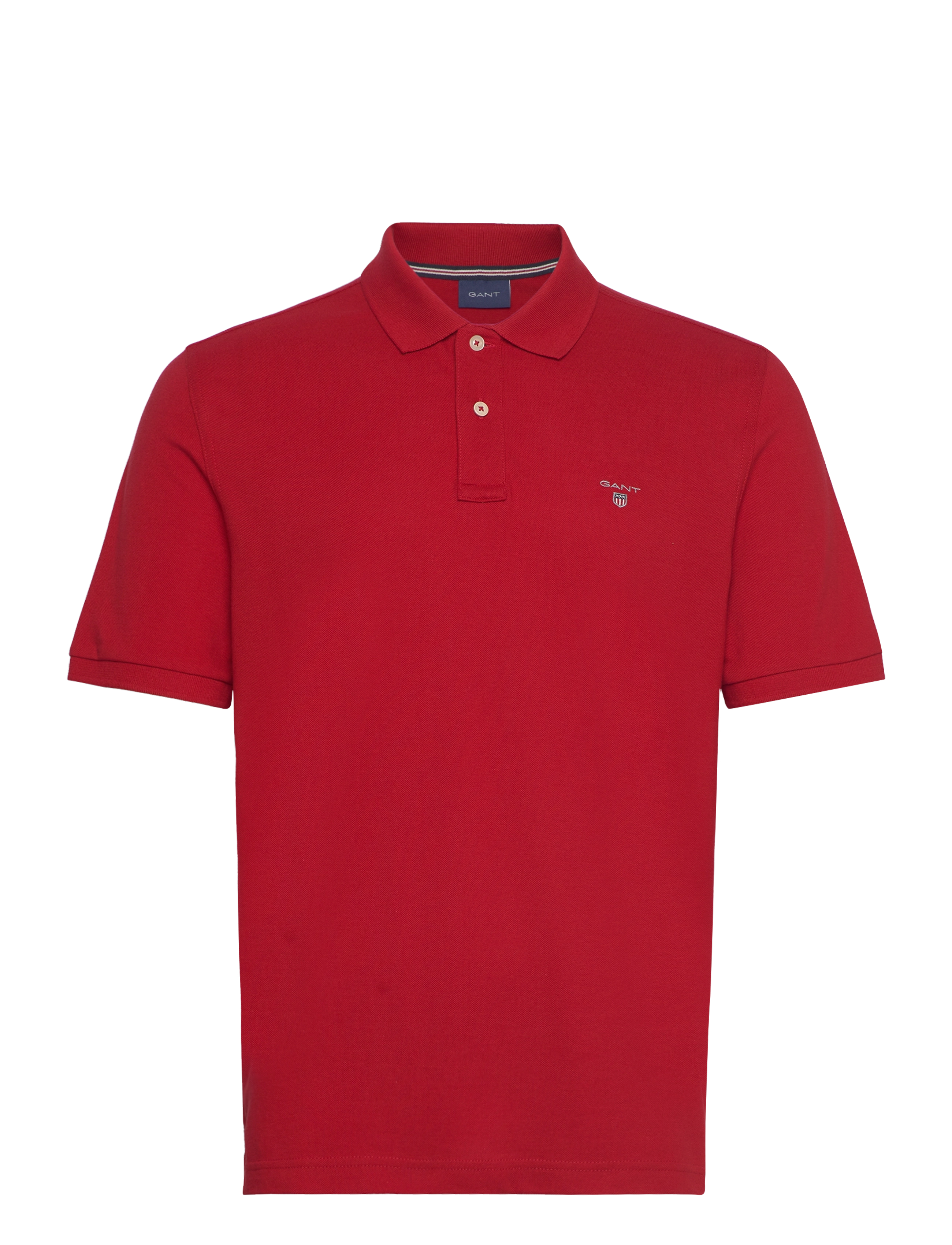EMB ORIGINAL SHIELD POLO - RUBY RED