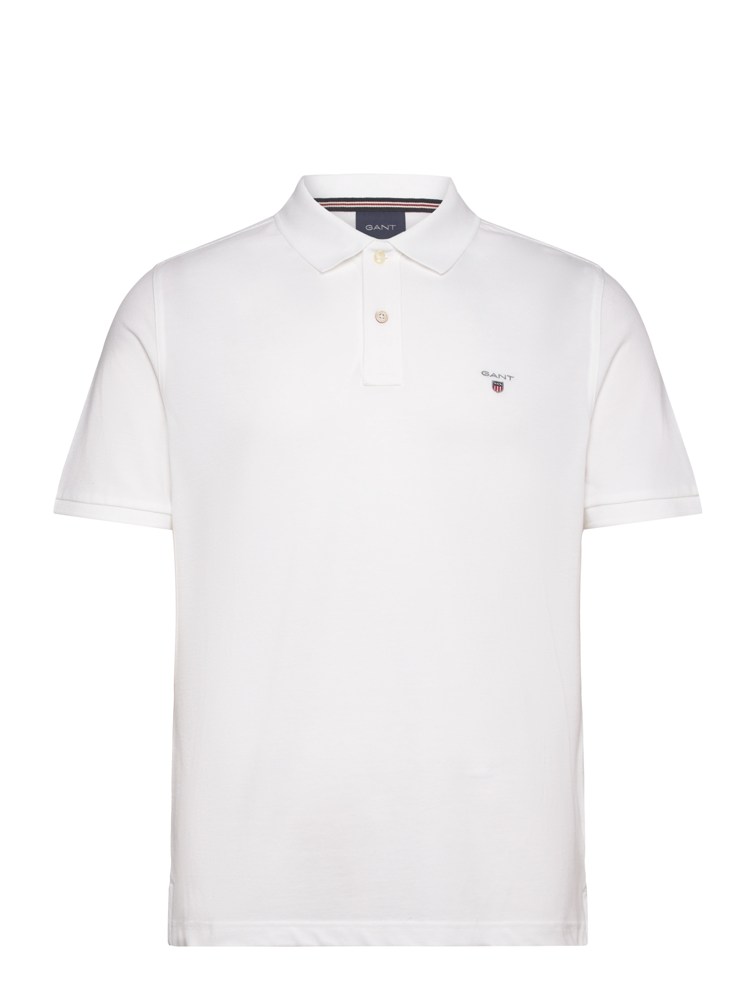 Gant EMB ORIGINAL SHIELD POLO - Poloer - WHITE / white