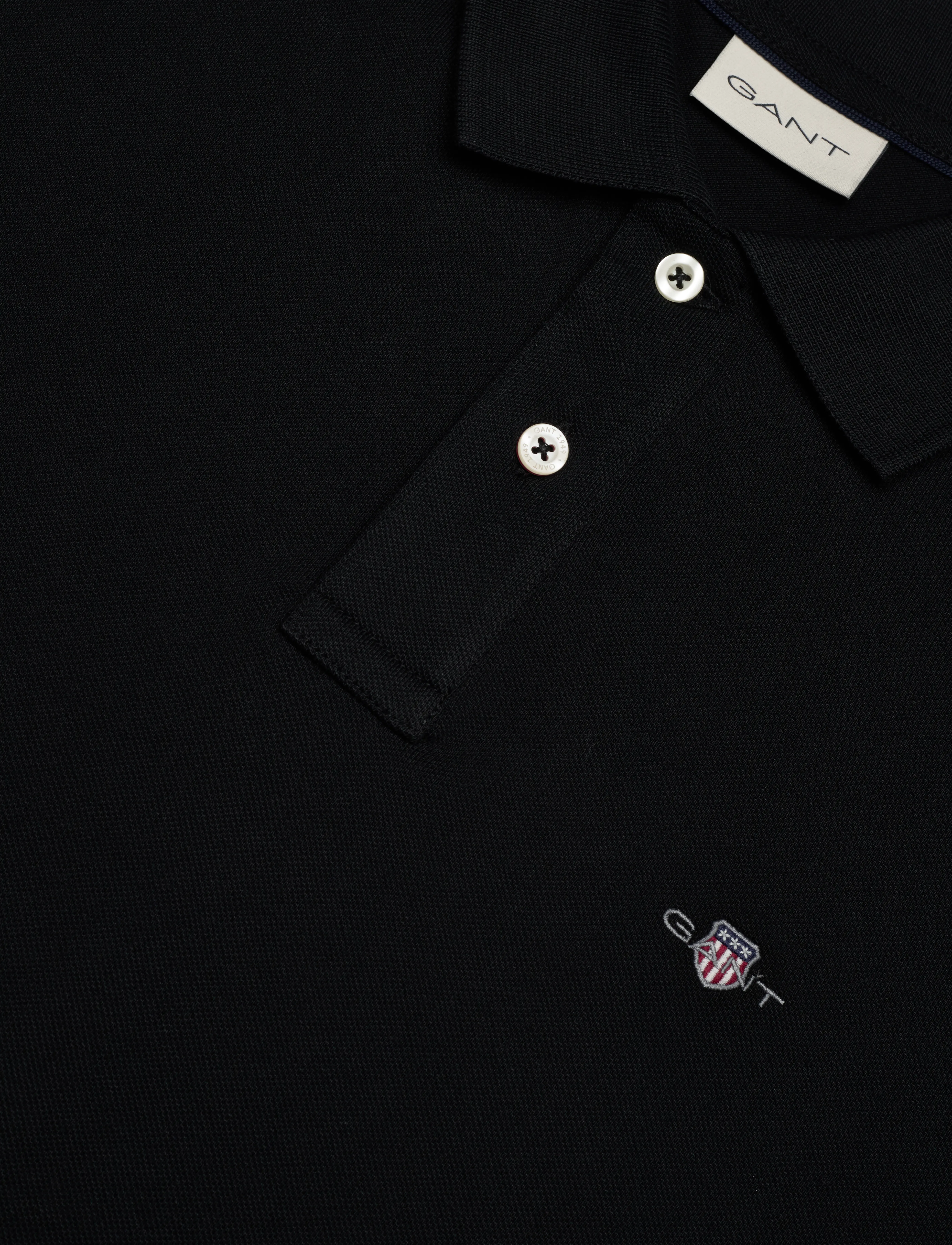 GANT - REG EMB ARCHIVE SHIELD POLO - black - 2