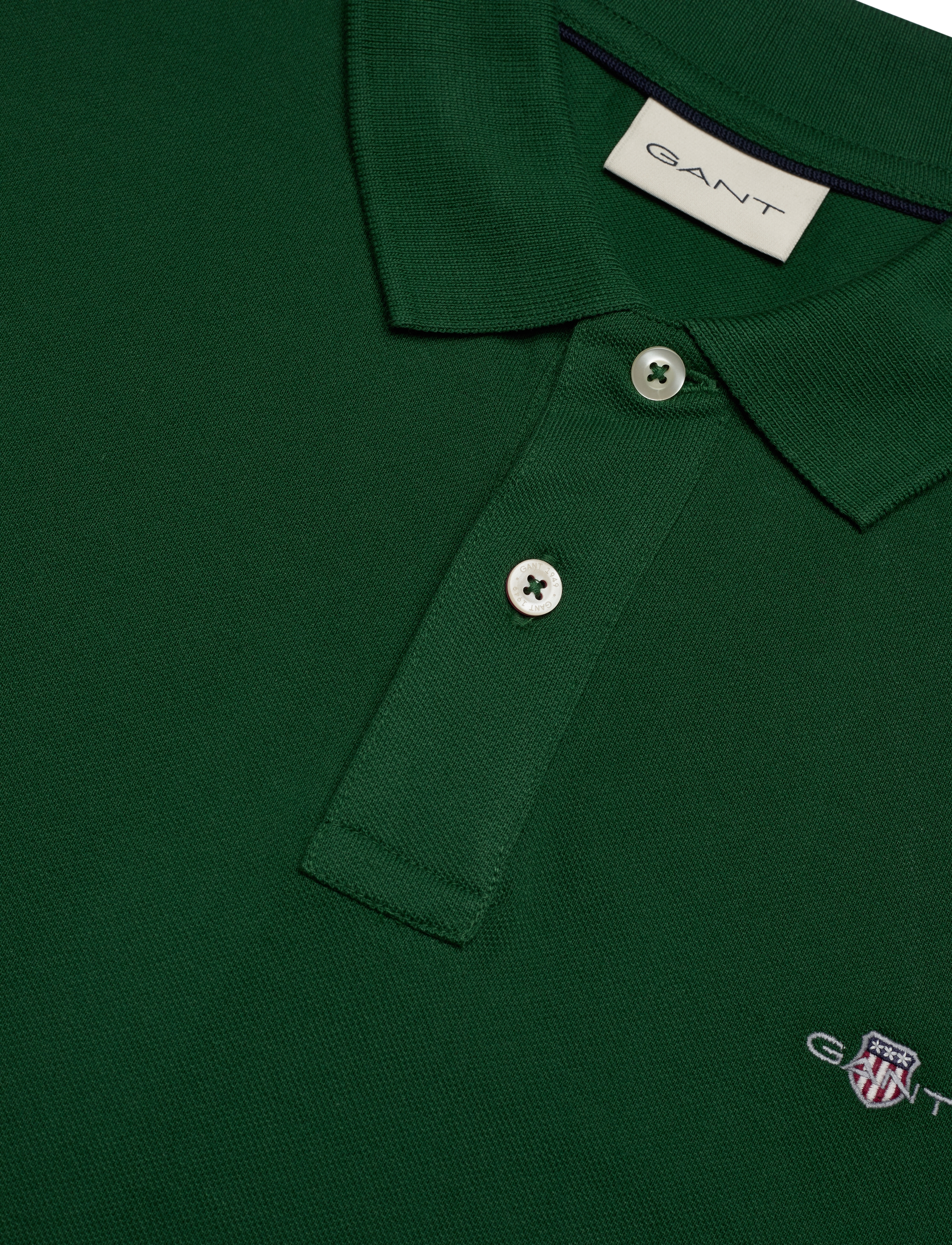 GANT - REG EMB ARCHIVE SHIELD POLO - forest green - 2