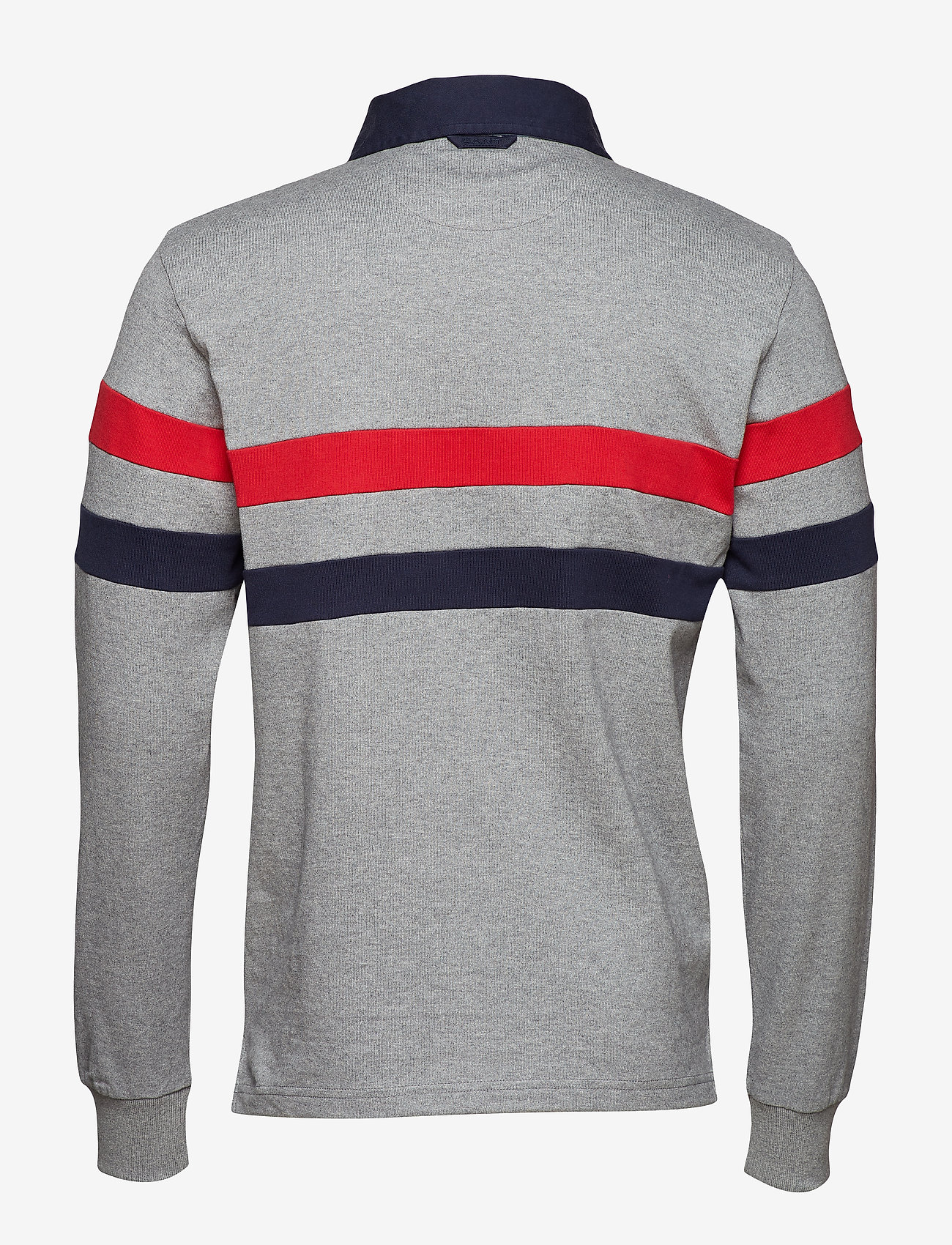 GANT - O1. MULTI STRIPE HEAVY RUGGER - grey melange - 1