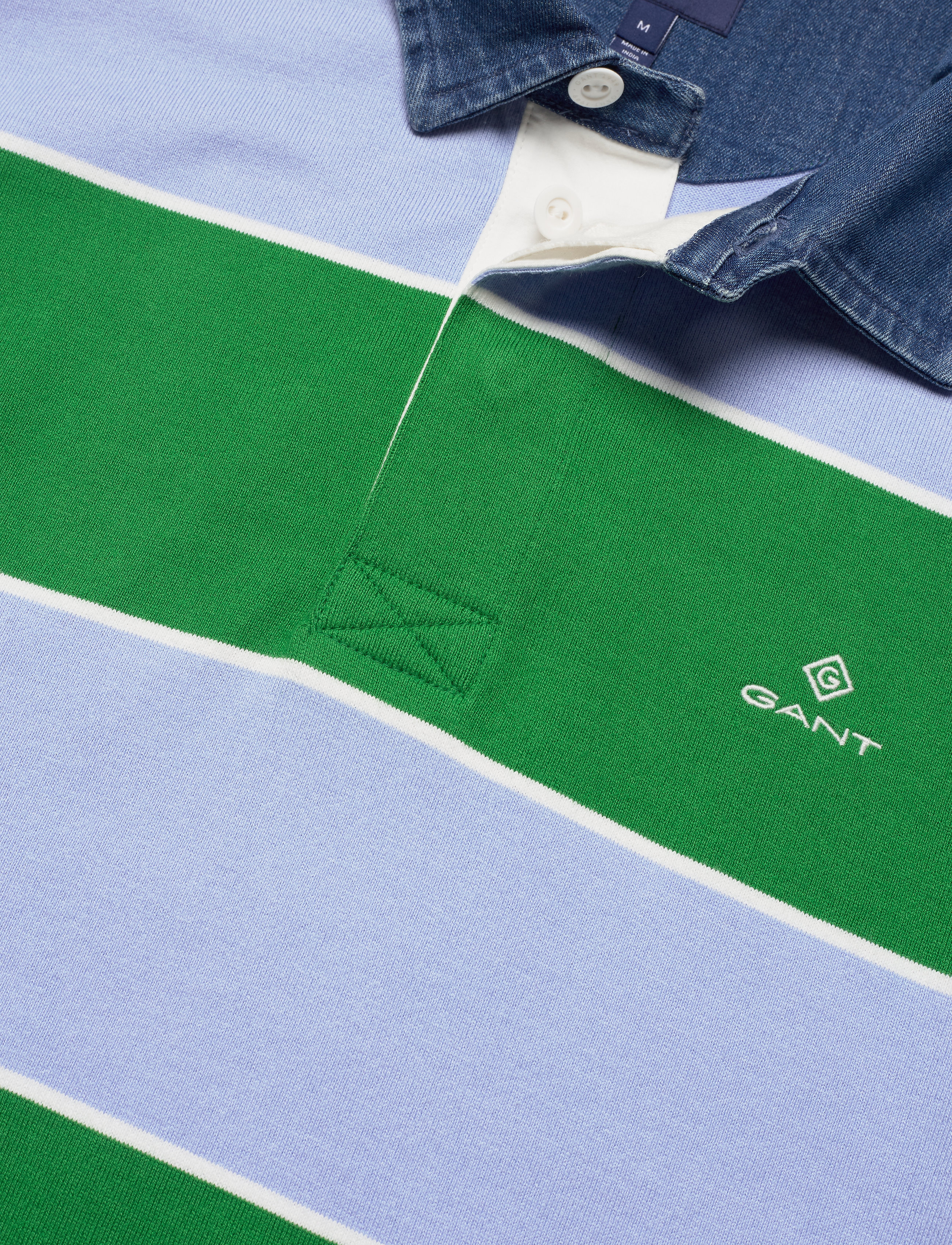 GANT - D1. MULTI BARSTRIPE HEAVY RUGGER - blue bell - 2