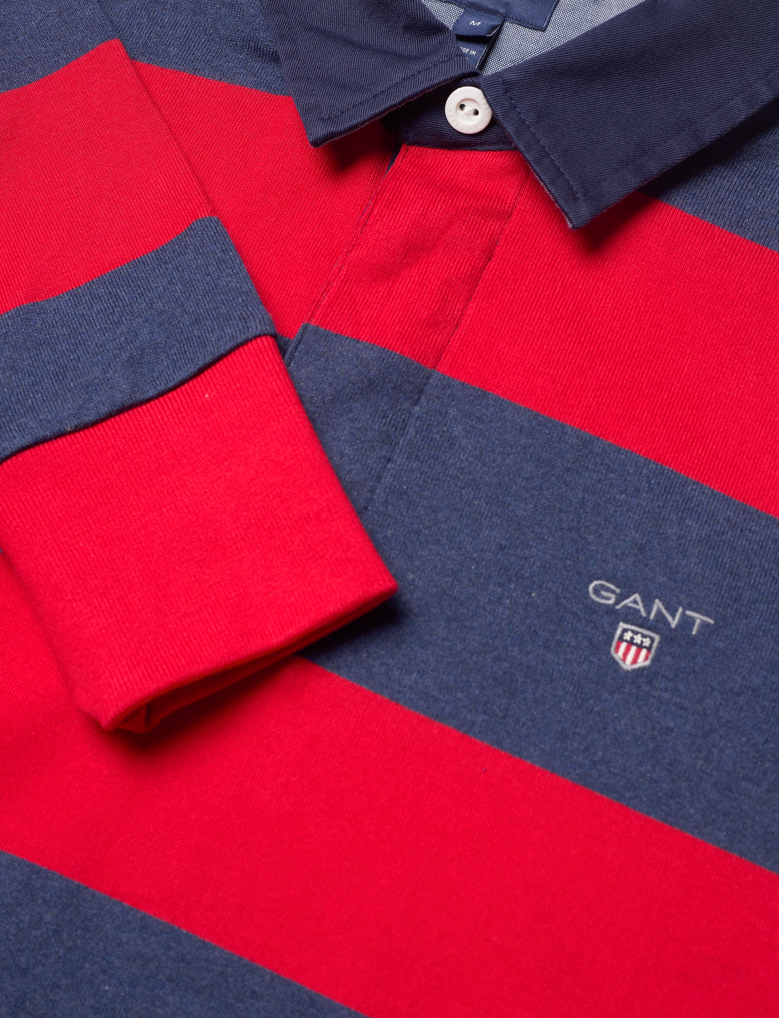 GANT - ORIGINAL BARSTRIPE HEAVY RUGGER - bright red - 2