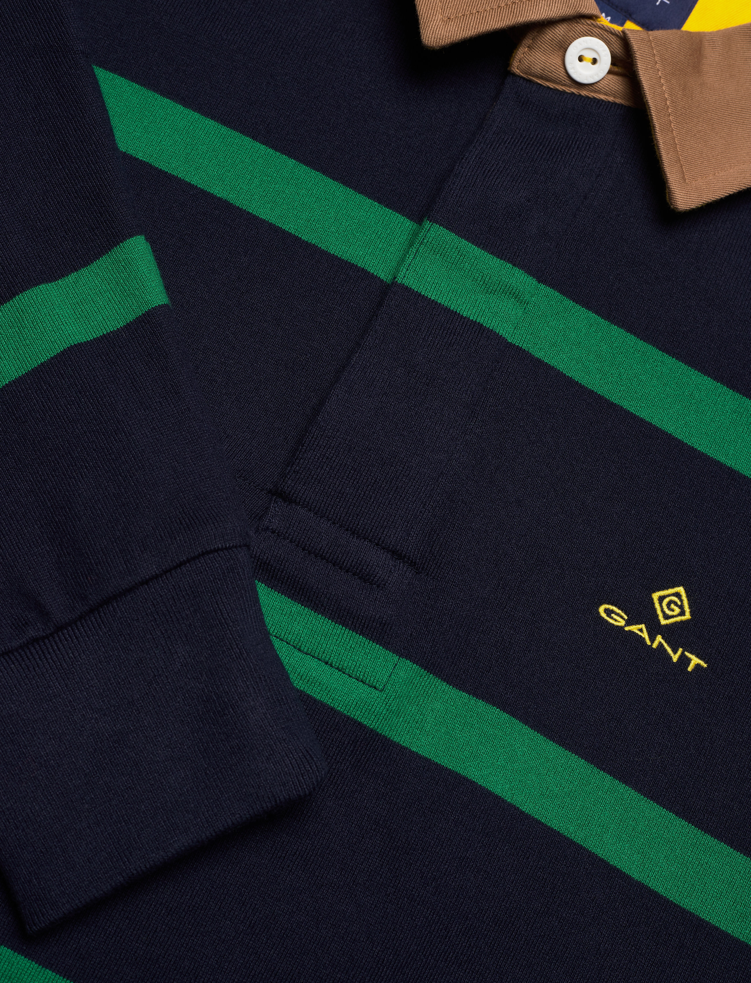 GANT - D1. BRETON STRIPE CONTRAST HR - kelly green - 2