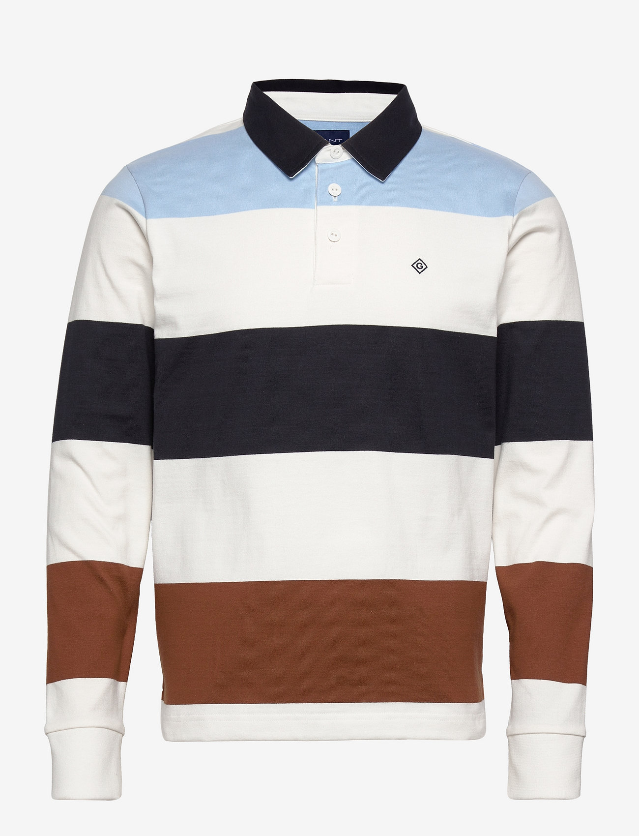 GANT - D1. MULTI COLOR HEAVY RUGGER - waterfall blue - 0