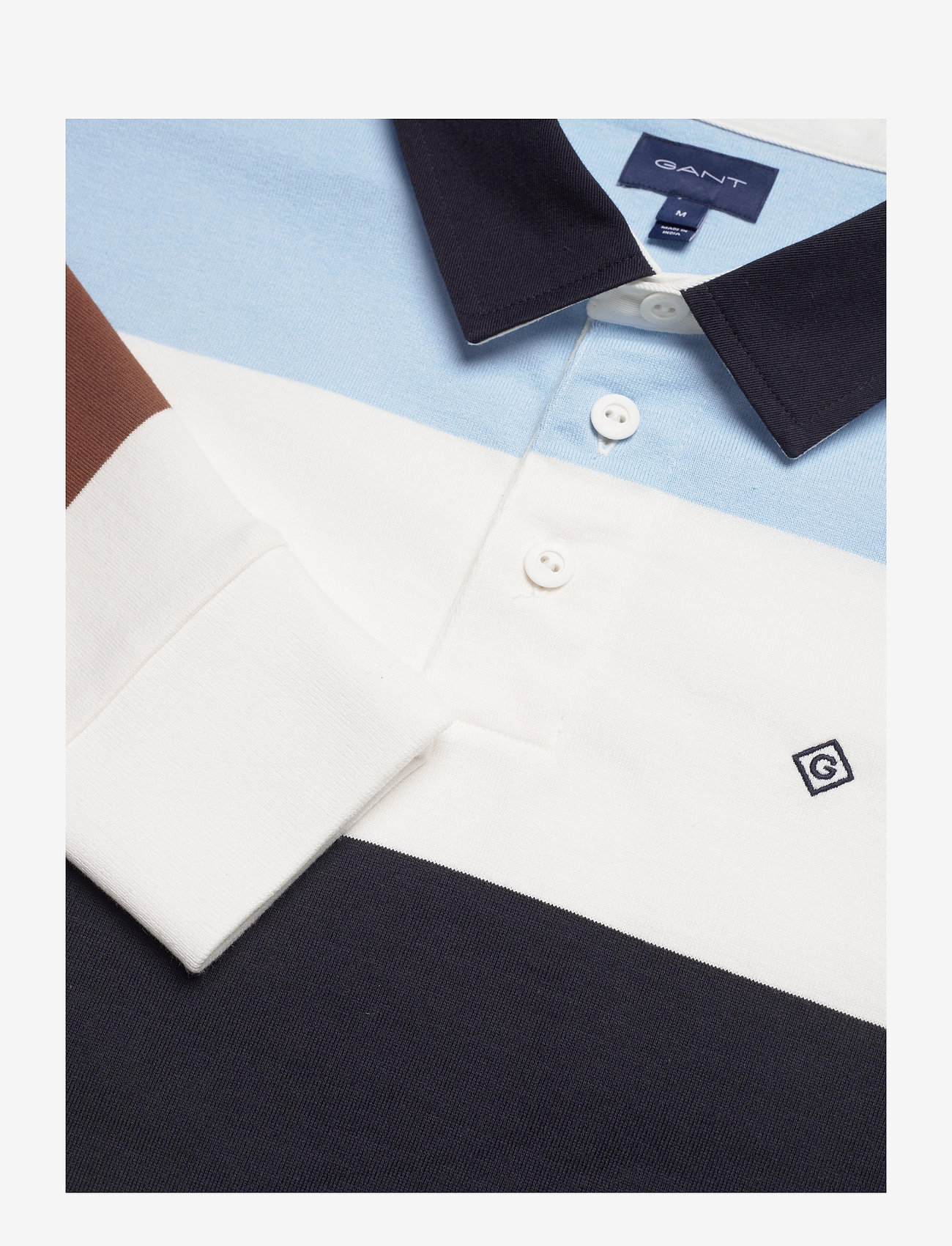 GANT - D1. MULTI COLOR HEAVY RUGGER - waterfall blue - 2