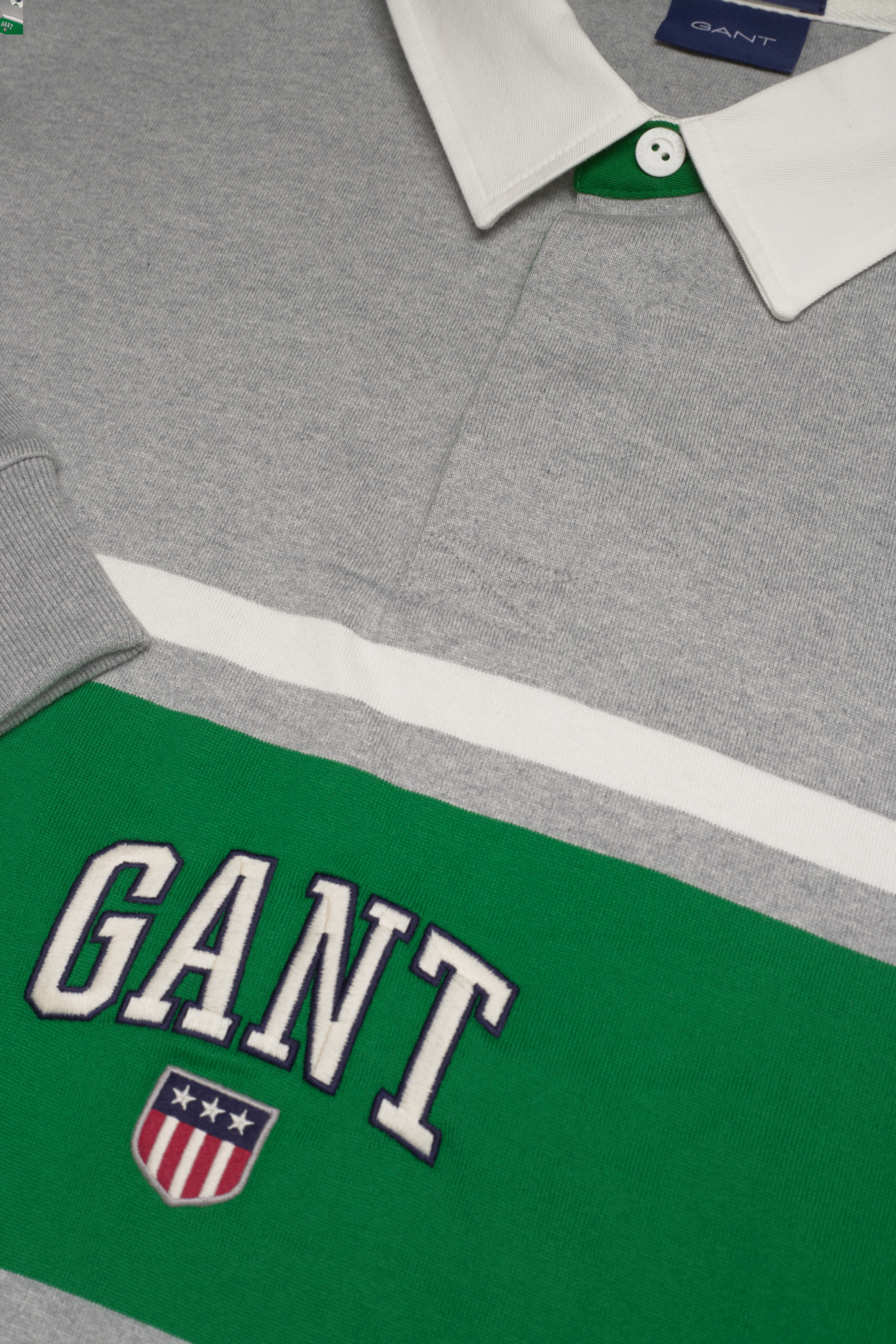 GANT - D.2 RETRO SHIELD HEAVY RUGGER - grey melange - 2