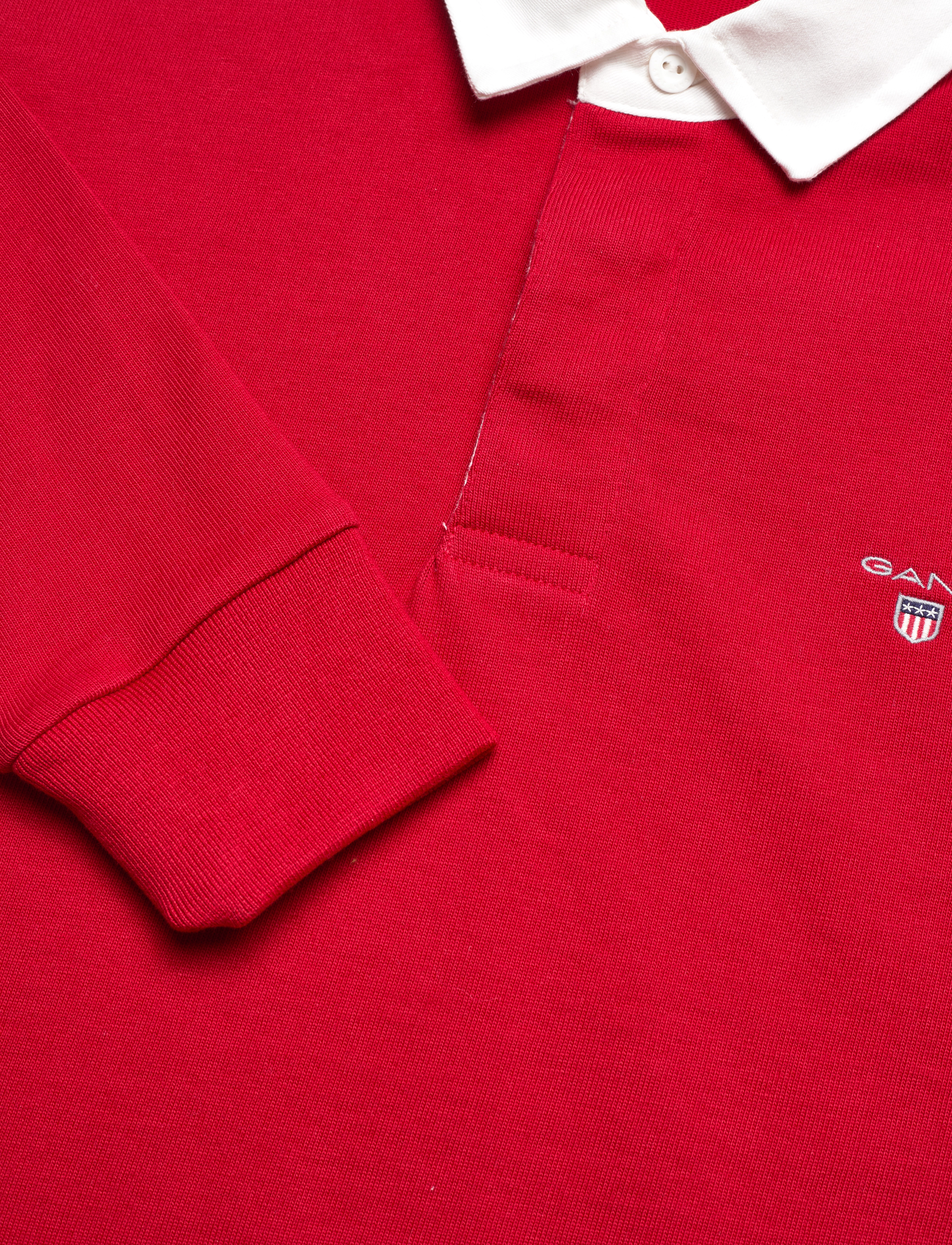 GANT - SOLID HEAVY RUGGER - ruby red - 2
