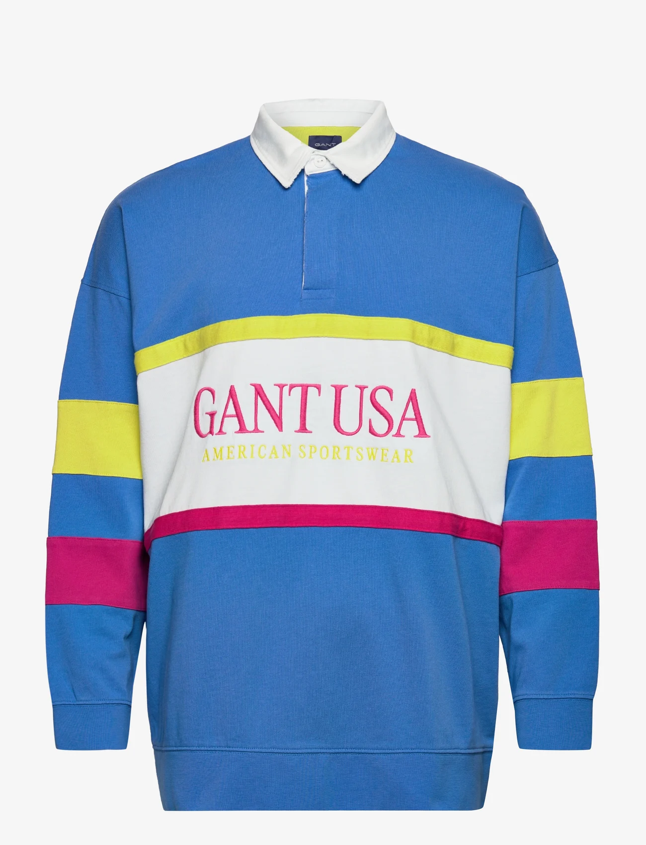 GANT - GANT USA ARCHIVE RUGGER - polo marškinėliai ilgomis rankovėmis - day blue - 0