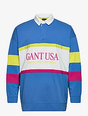 GANT - GANT USA ARCHIVE RUGGER - polo marškinėliai ilgomis rankovėmis - day blue - 0