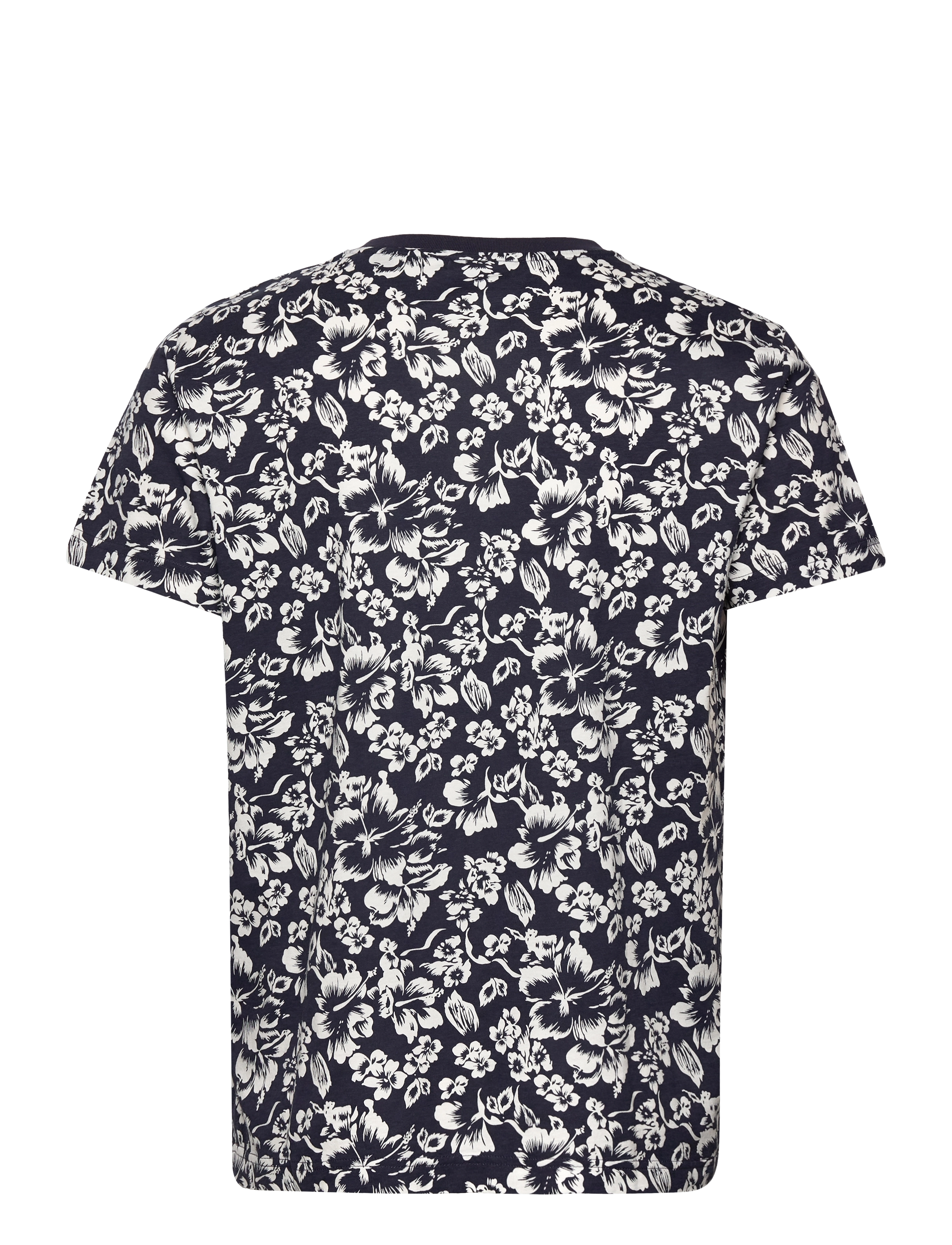 GANT - FLORAL PRINT T-SHIRT - evening blue - 1