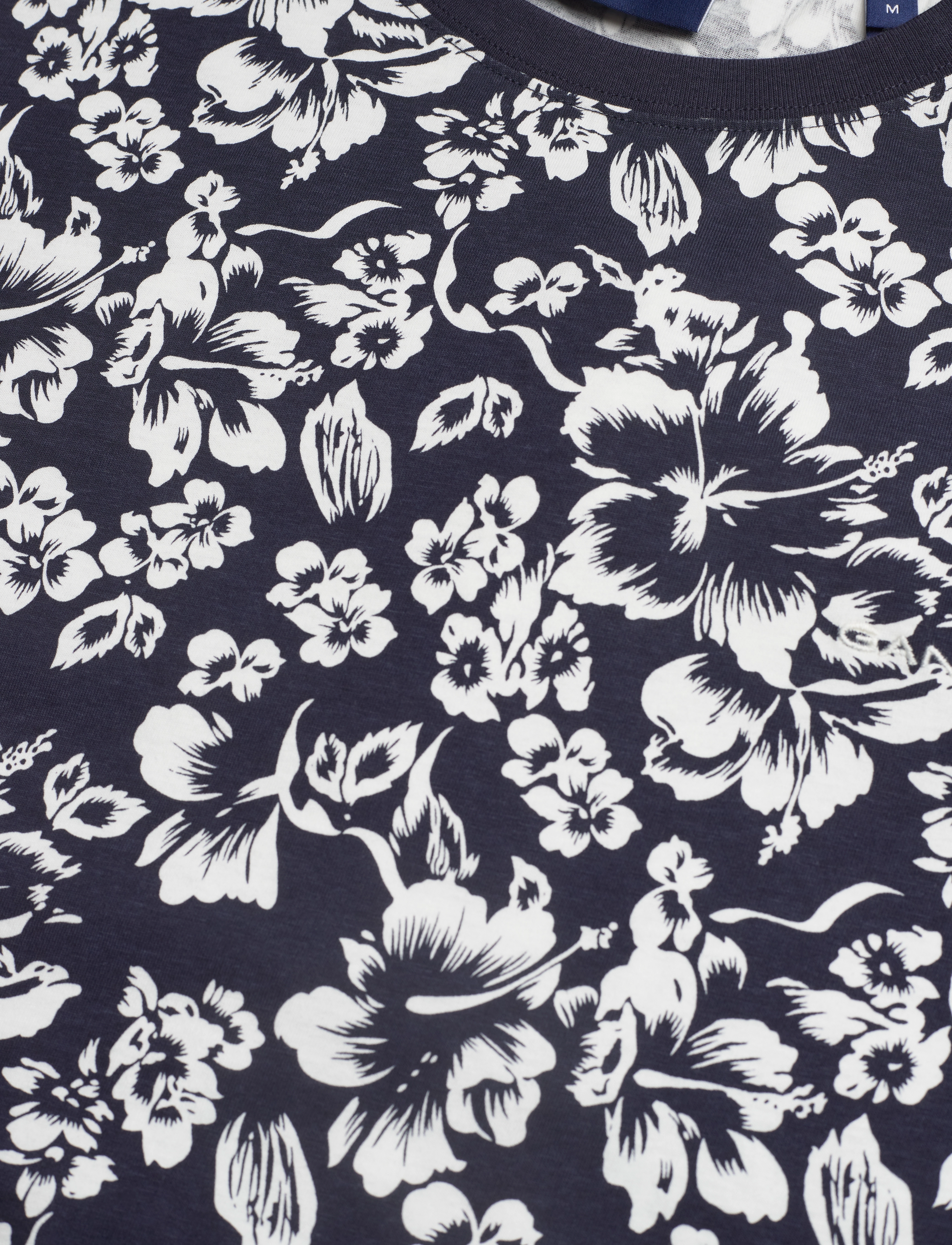 GANT - FLORAL PRINT T-SHIRT - evening blue - 2