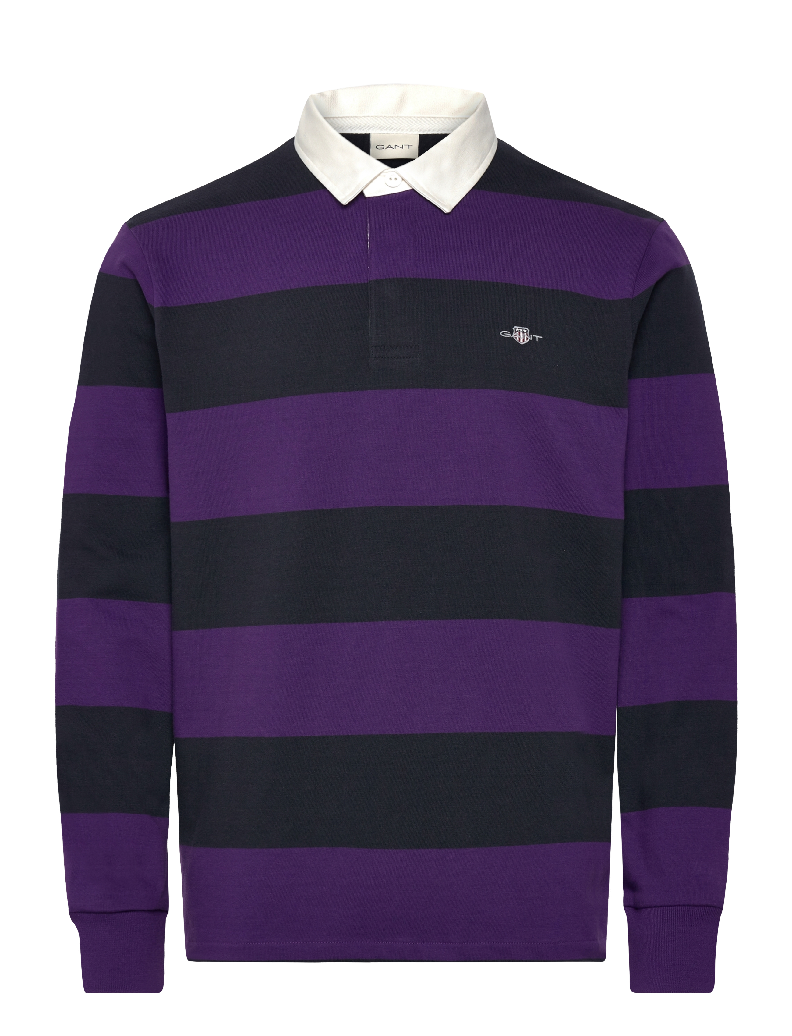 GANT - REG SHIELD BARSTRIPE HEAVY RUGGER - pansy purple - 1