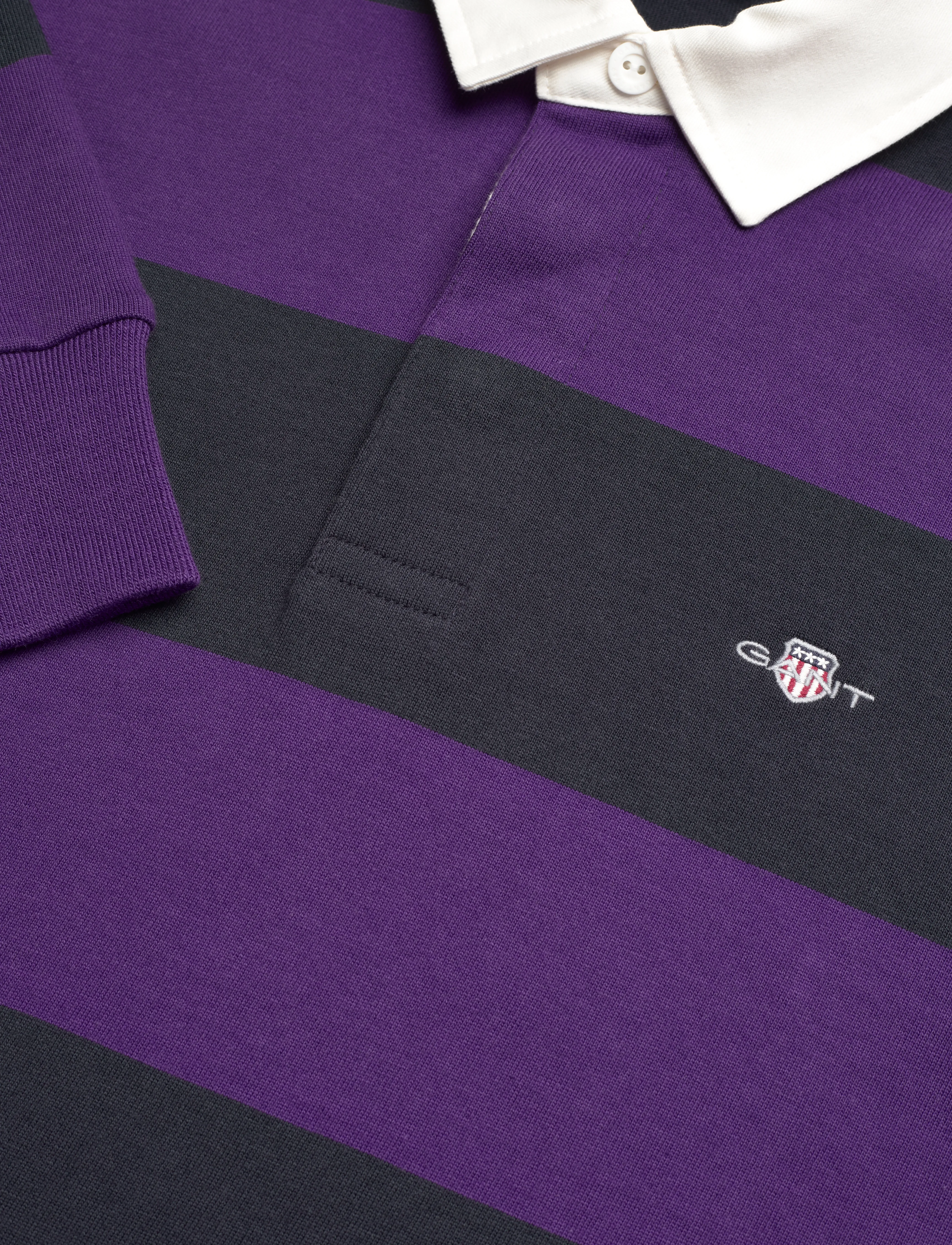 GANT - REG SHIELD BARSTRIPE HEAVY RUGGER - pansy purple - 5
