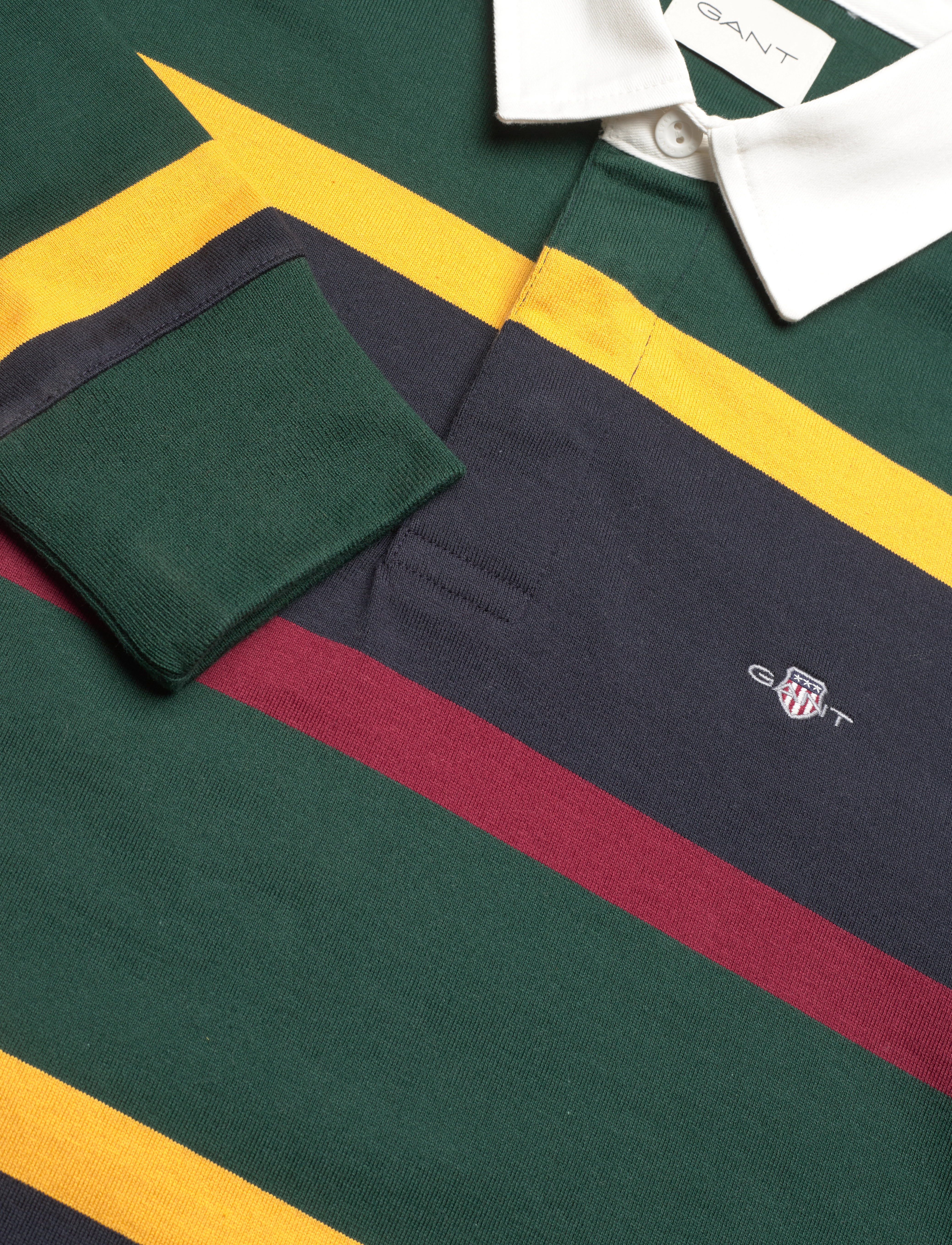 GANT - SHIELD HEAVY RUGGER - tartan green - 2