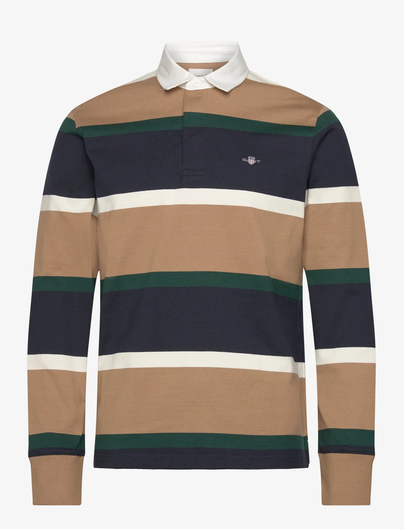 GANT - SHIELD HEAVY RUGGER - sweatshirts - warm khaki - 0