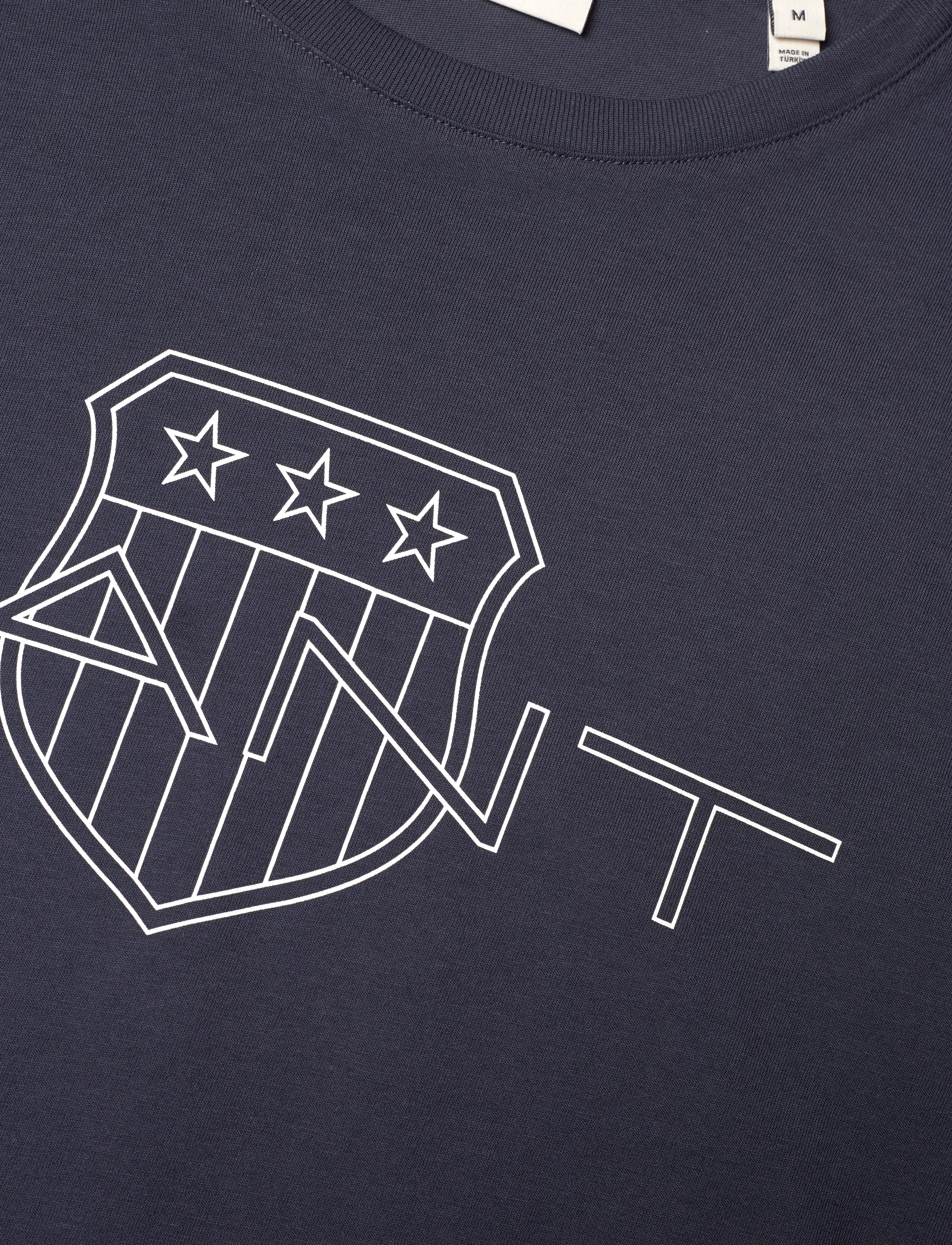 GANT - LOGO SS T-SHIRT - evening blue - 2