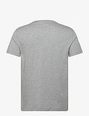 GANT - LOGO SS T-SHIRT - kortärmade t-shirts - grey melange - 1