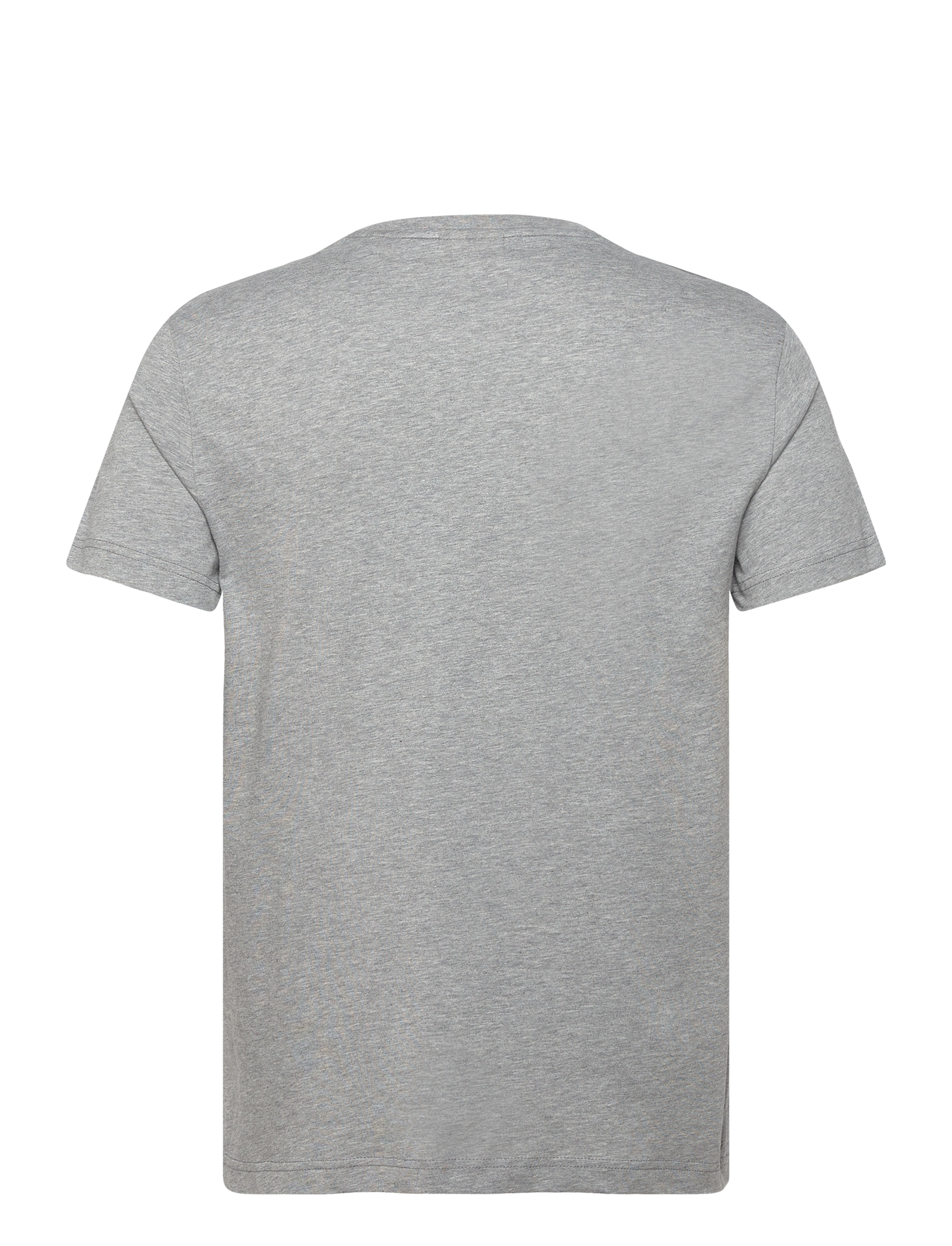 GANT - LOGO SS T-SHIRT - grey melange - 1