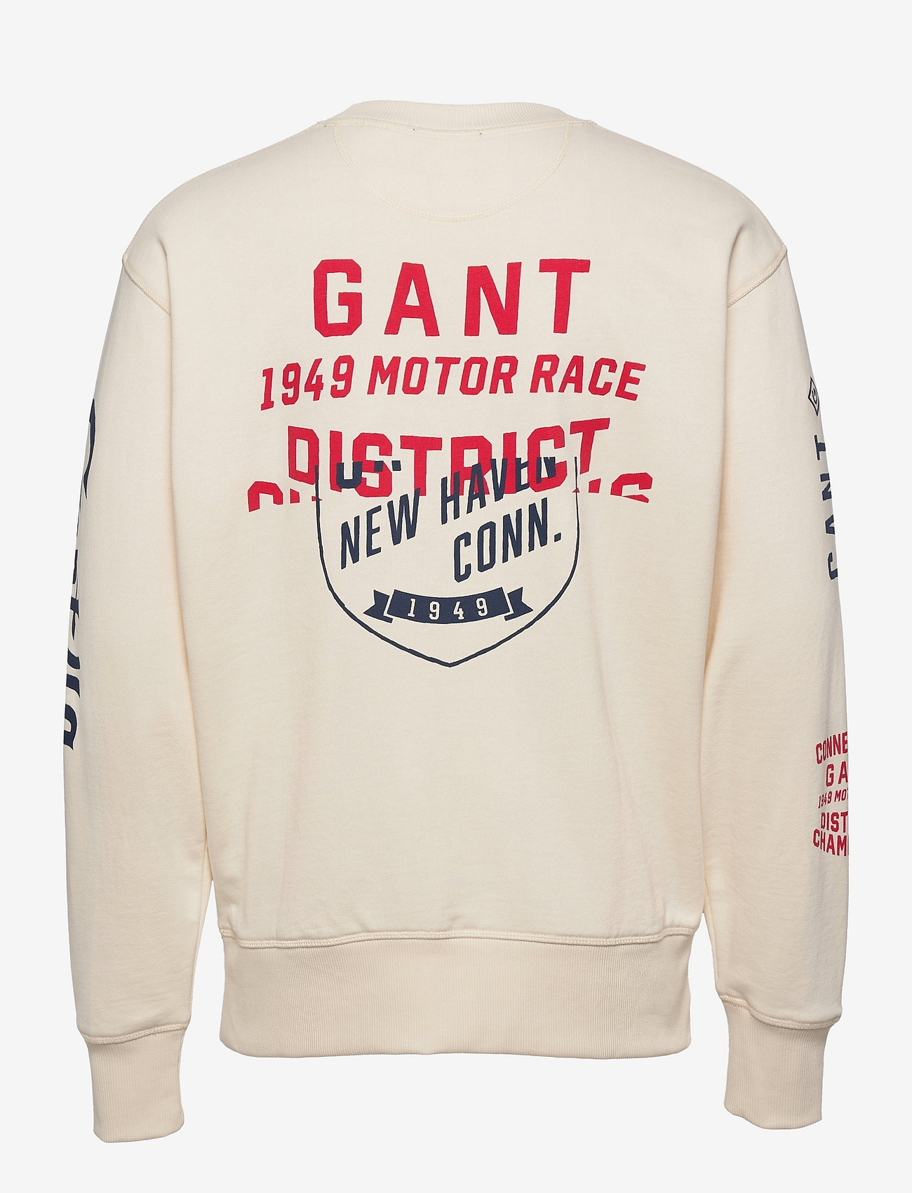 GANT - D2. MULTI PRINTED SWEAT - cream - 1