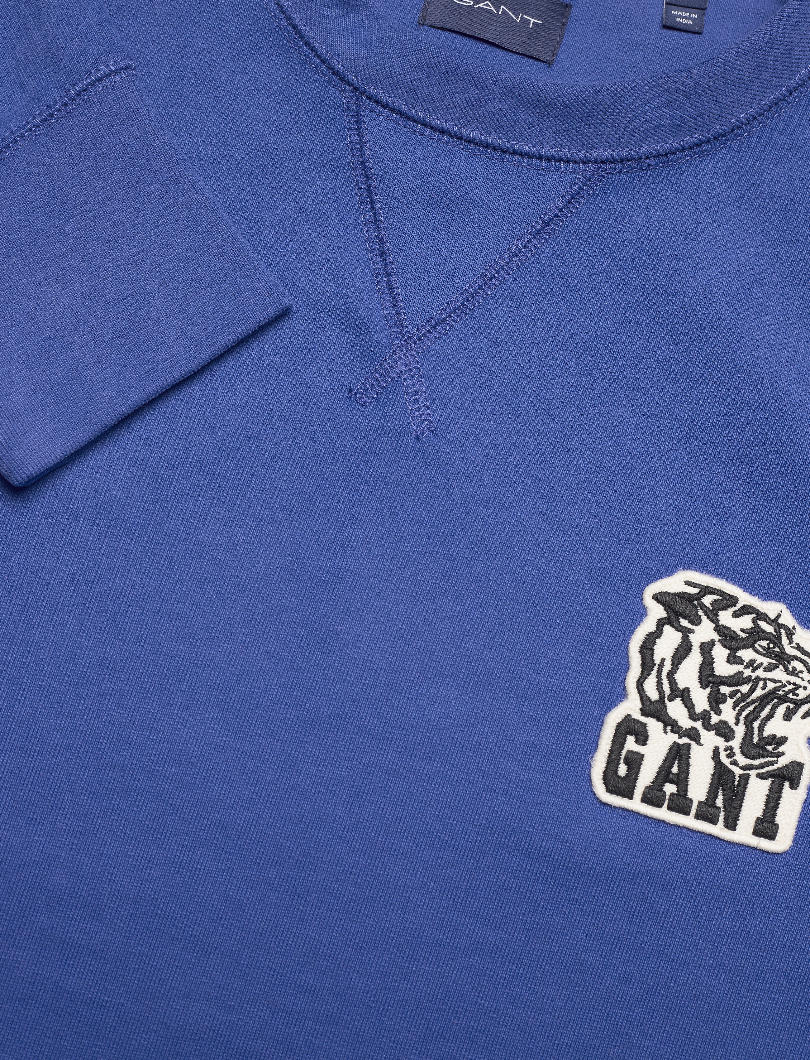 GANT - D2. TIGER BADGE C-NECK SWEAT - college blue - 2