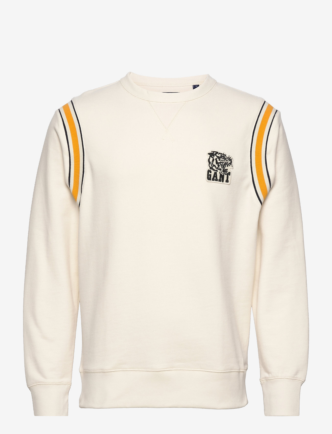 GANT - D2. TIGER BADGE C-NECK SWEAT - cream - 0