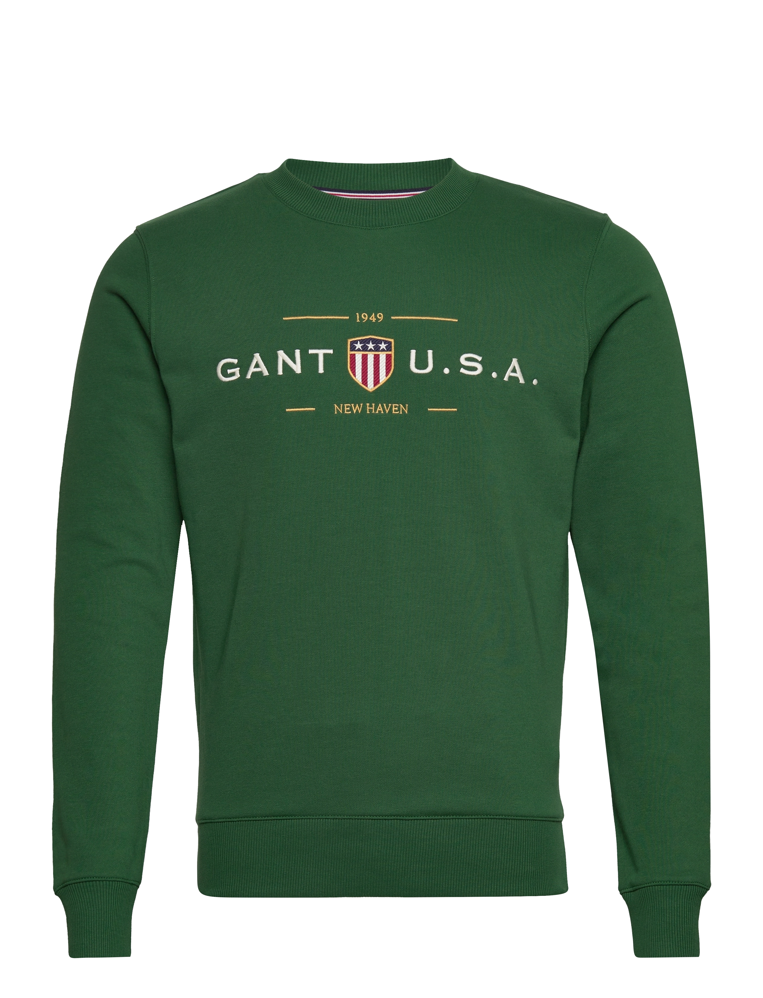 D1. BANNER SHIELD C-NECK - FOREST GREEN